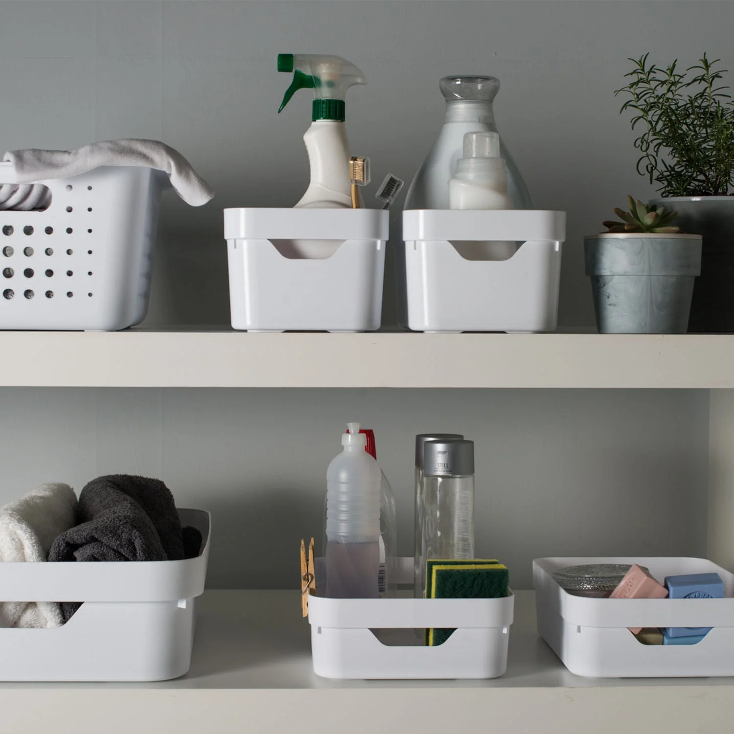 Caixa Organizadora Ou 5,3L Linha Cube