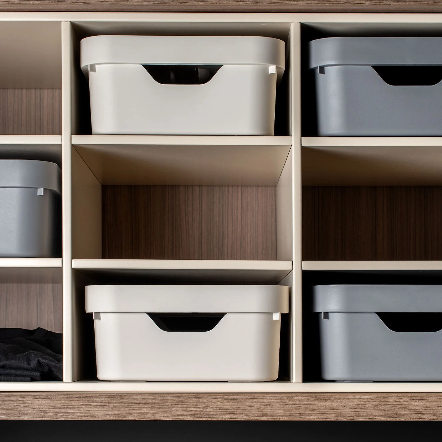 Caixa Organizadora Ou com Tampa 10,5L Linha Cube