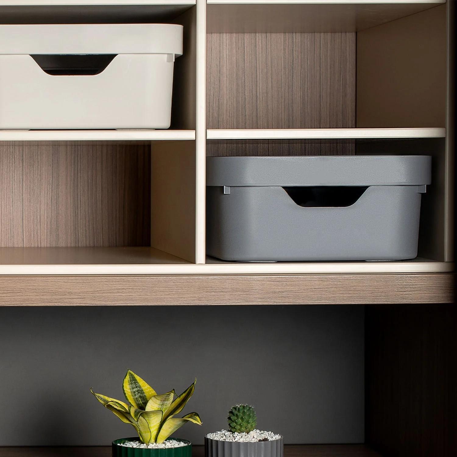 Caixa organizadora Ou 10,5L Linha Cube