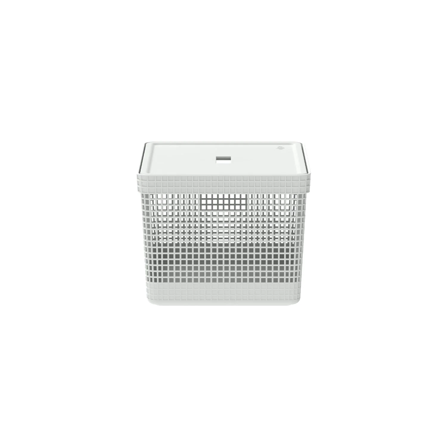 Cesto organizador Ou 20L com tampa Linha Grid