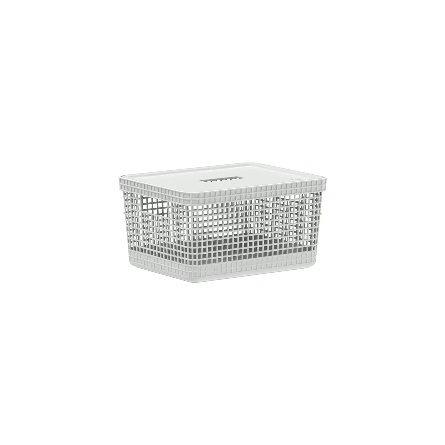 Cesto organizador Ou 8L com tampa Linha Grid