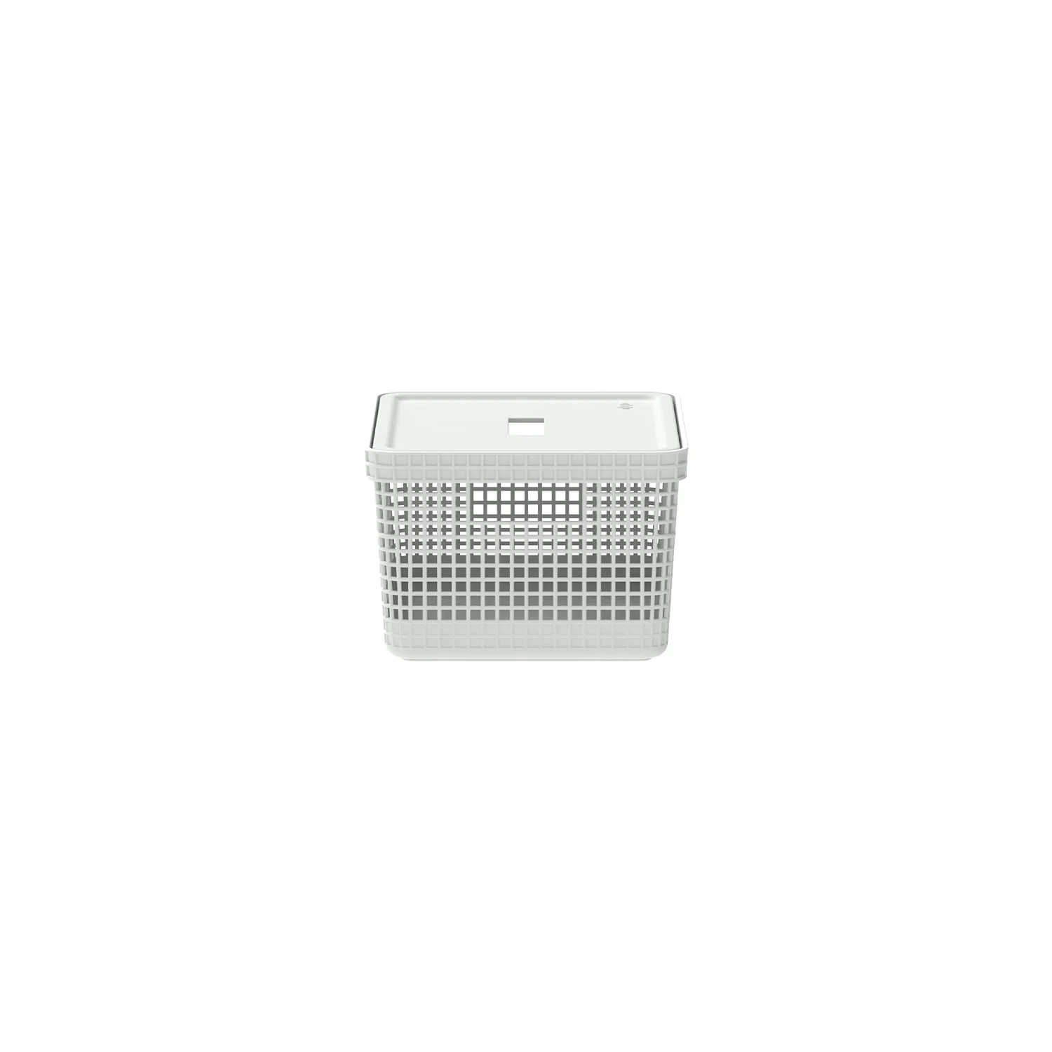 Cesto organizador Ou 8L com tampa Linha Grid