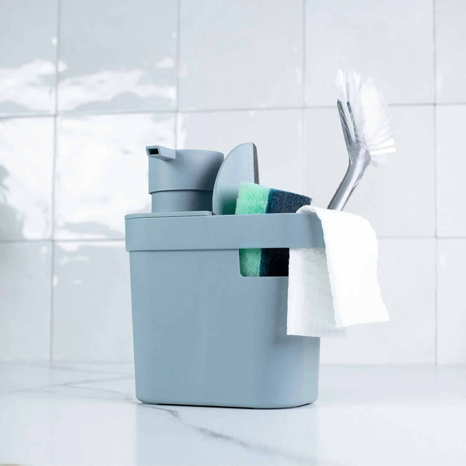 Dispenser para detergente e organizador de pia Ou 650ml Linha Trium