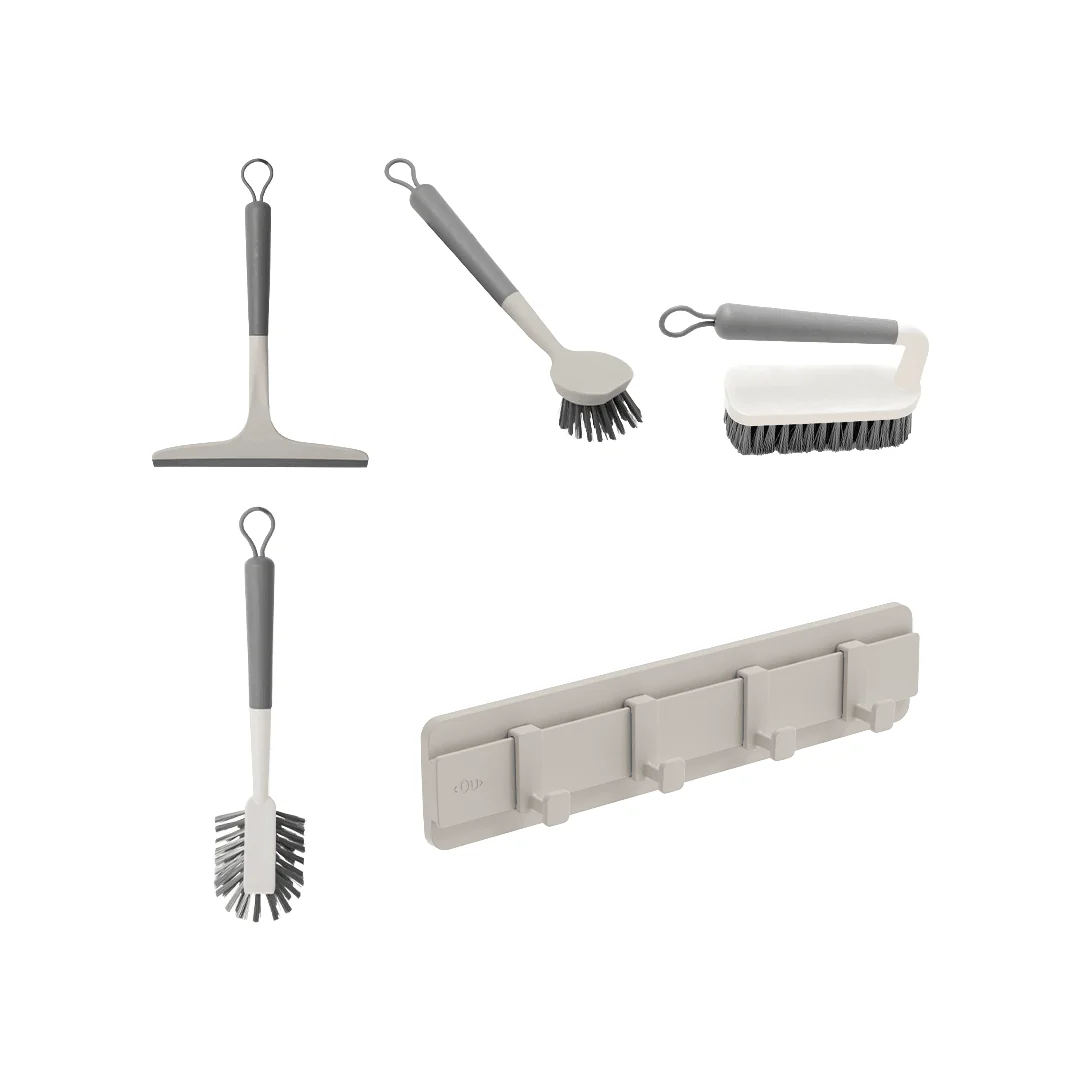 Kit Acessórios de Limpeza Ou 5 Peças Linha Flow