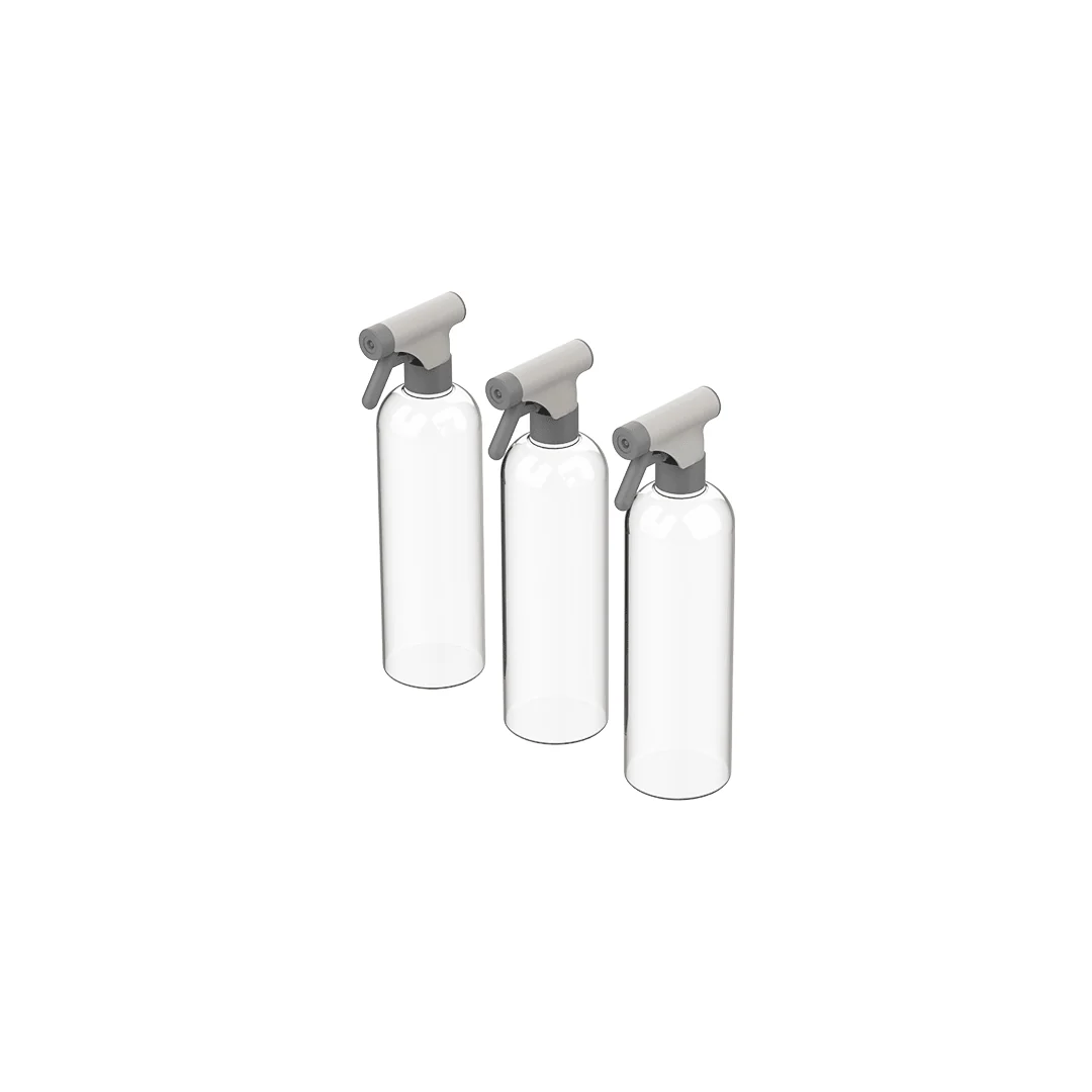 Kit Borrifadores 750ml Multiuso Ou 3 Peças Linha Flow