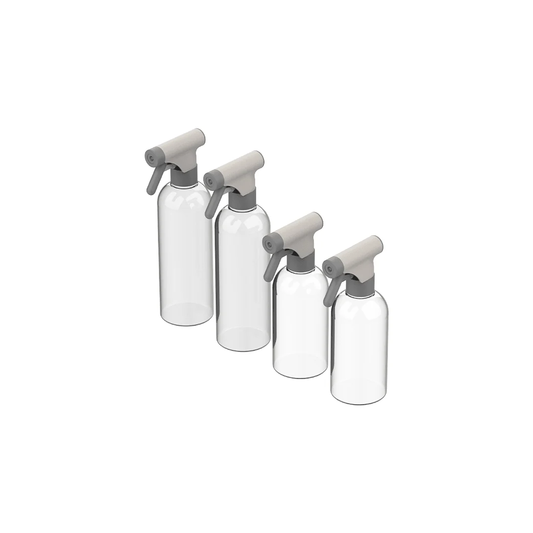 Kit Borrifadores Multiuso Ou 4 Peças Linha Flow