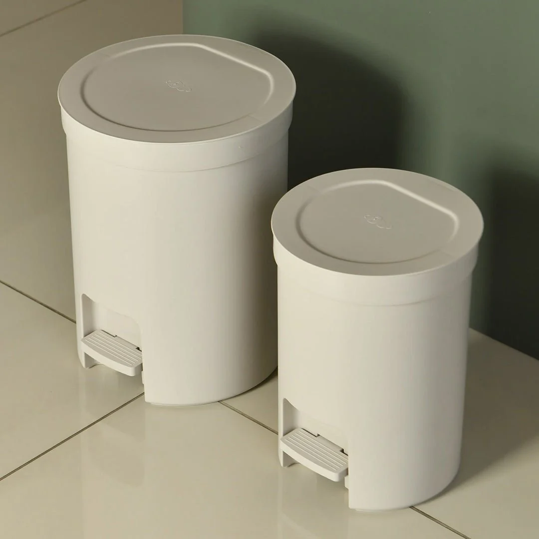 Kit Lixeiras 6L e 12L Redondas com Pedal Ou Linha Trium