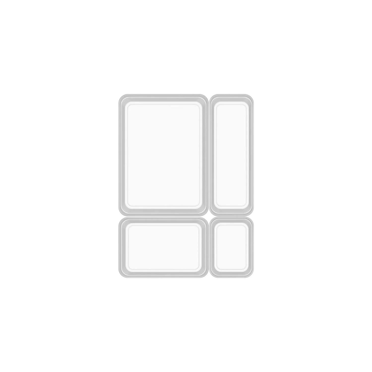 Kit de Organizador de Gavetas Ou 4 Unidades Linha Logic