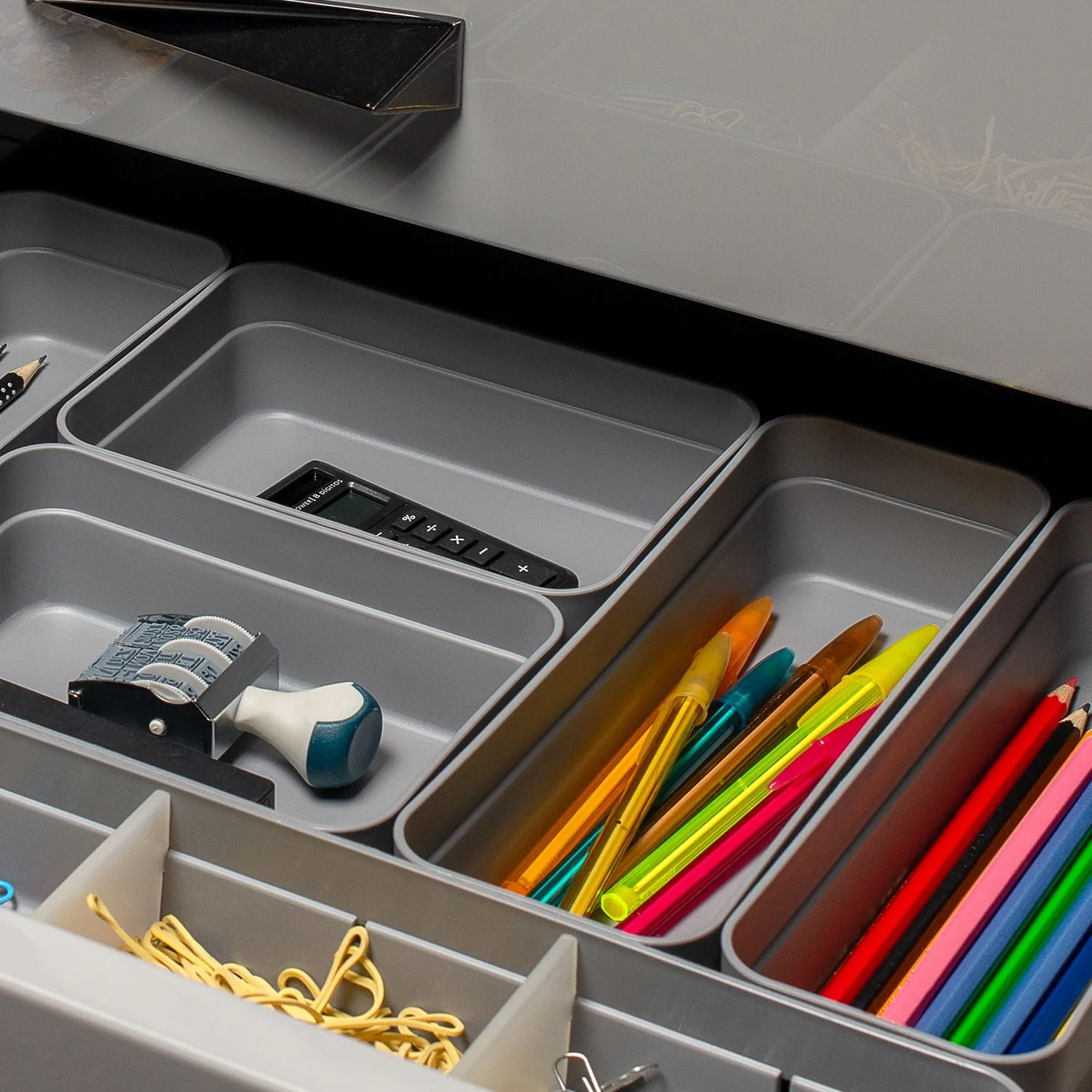 Kit de Organizador de Gavetas Ou 4 Unidades Linha Logic