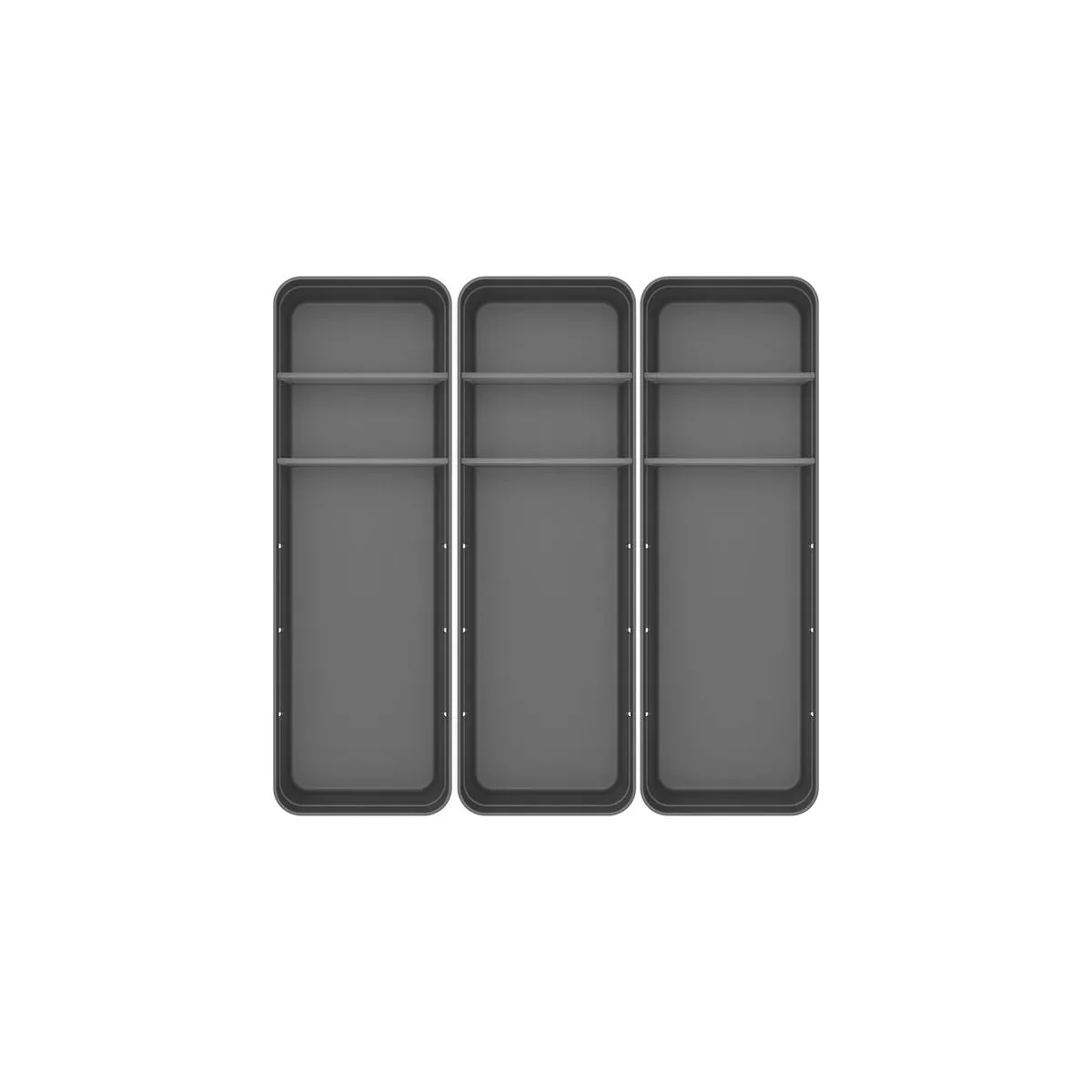 Kit de Organizador de Gavetas com 2 Divisórias Ou 3 Unidades Linha Logic