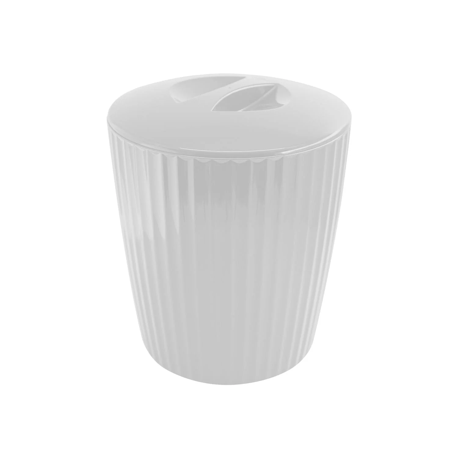 Lixeira para banheiro Ou 5L Linha Groove