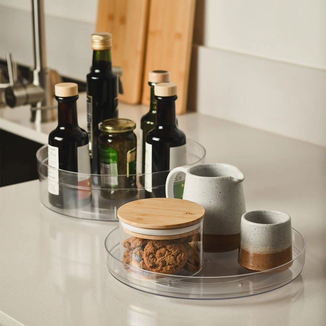Organizador Giratório Alto Ou Linha Clear