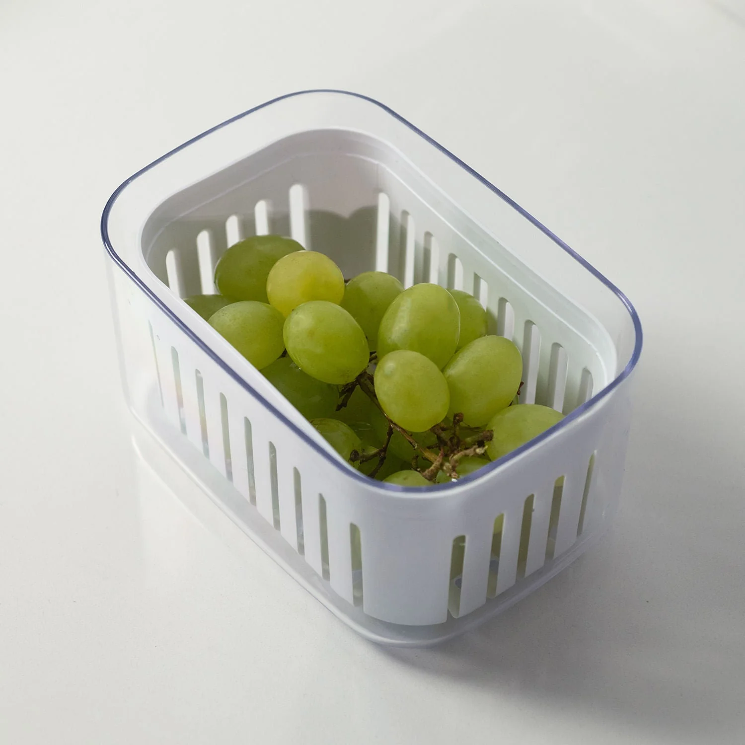 Organizador com cesto Ou 650ml Linha Clear Fresh