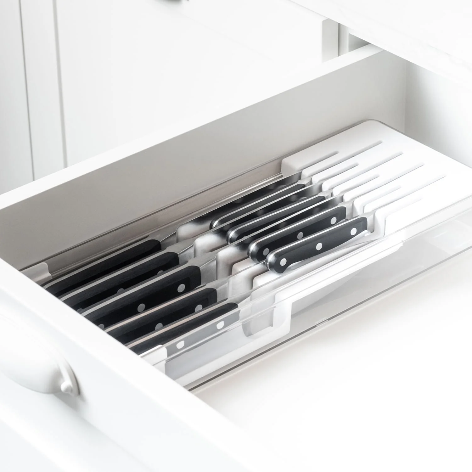 Organizador de Facas Ou Linha Clear Gavetas