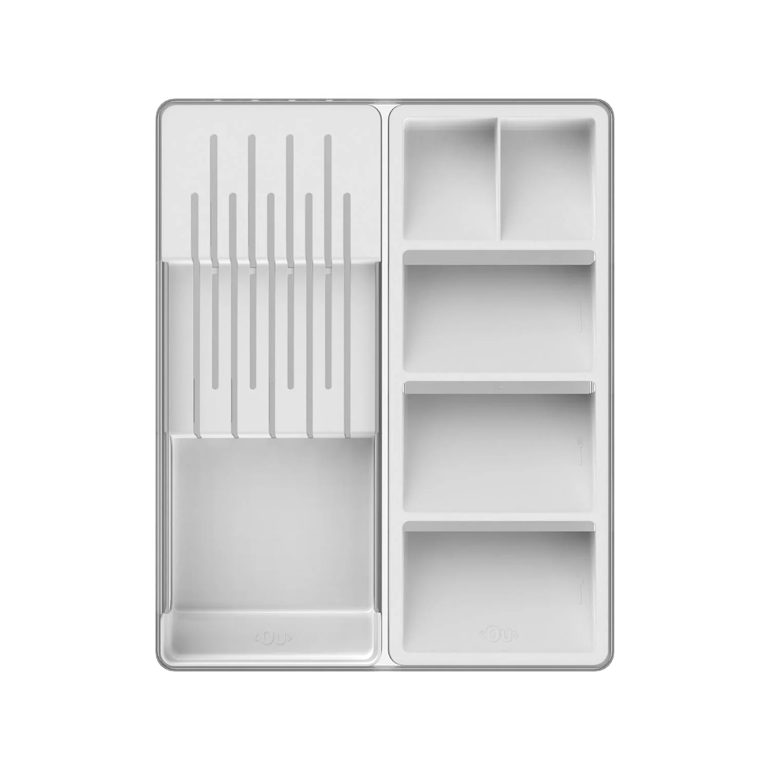 Organizador de Facas e Talheres Ou Linha Clear Gavetas