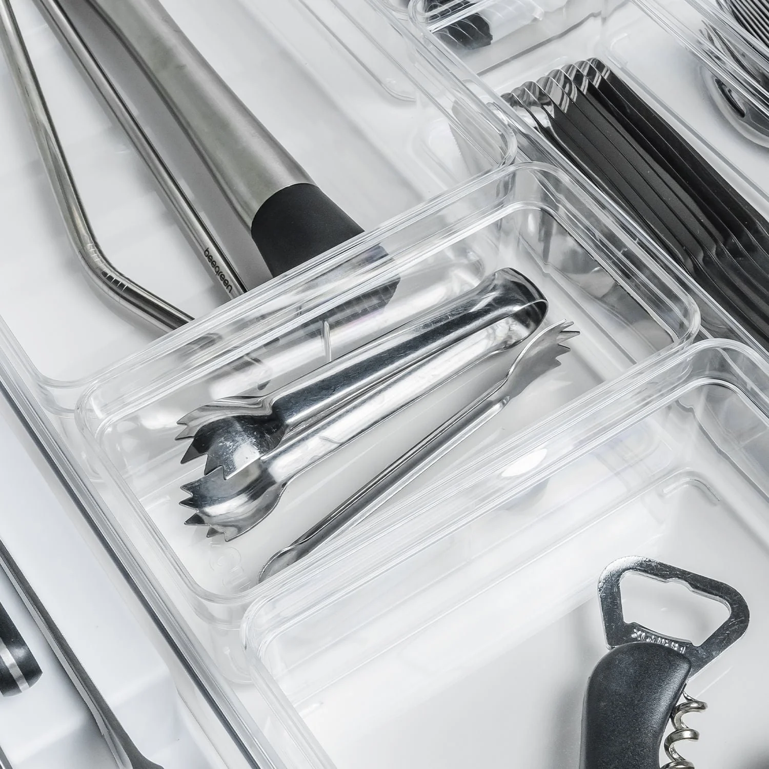 Organizador de Gavetas Ou 15 x 7,5 x 5,6cm Linha Clear Gavetas