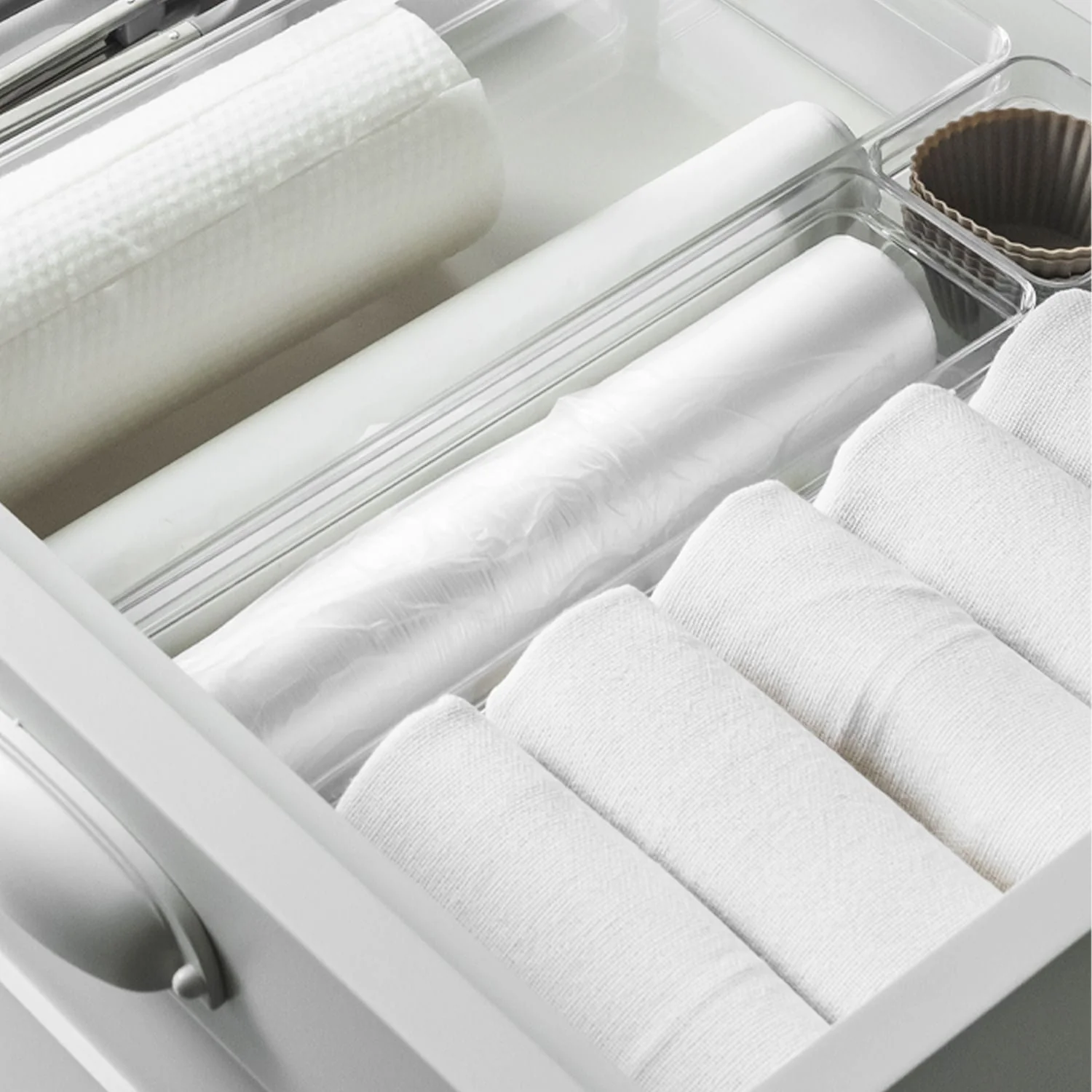 Organizador de Gavetas Ou 30 x 7,5 x 5,6cm Linha Clear Gavetas
