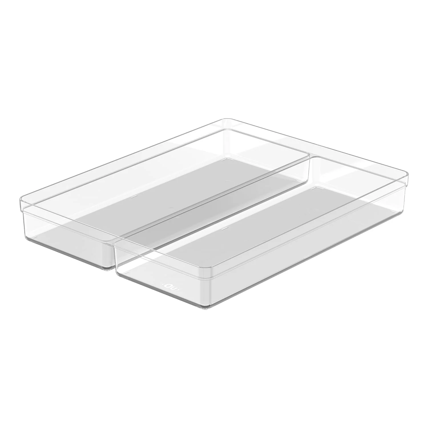Organizador de Gavetas Ou 37,5 x 30 x 5,6cm Linha Clear Gavetas
