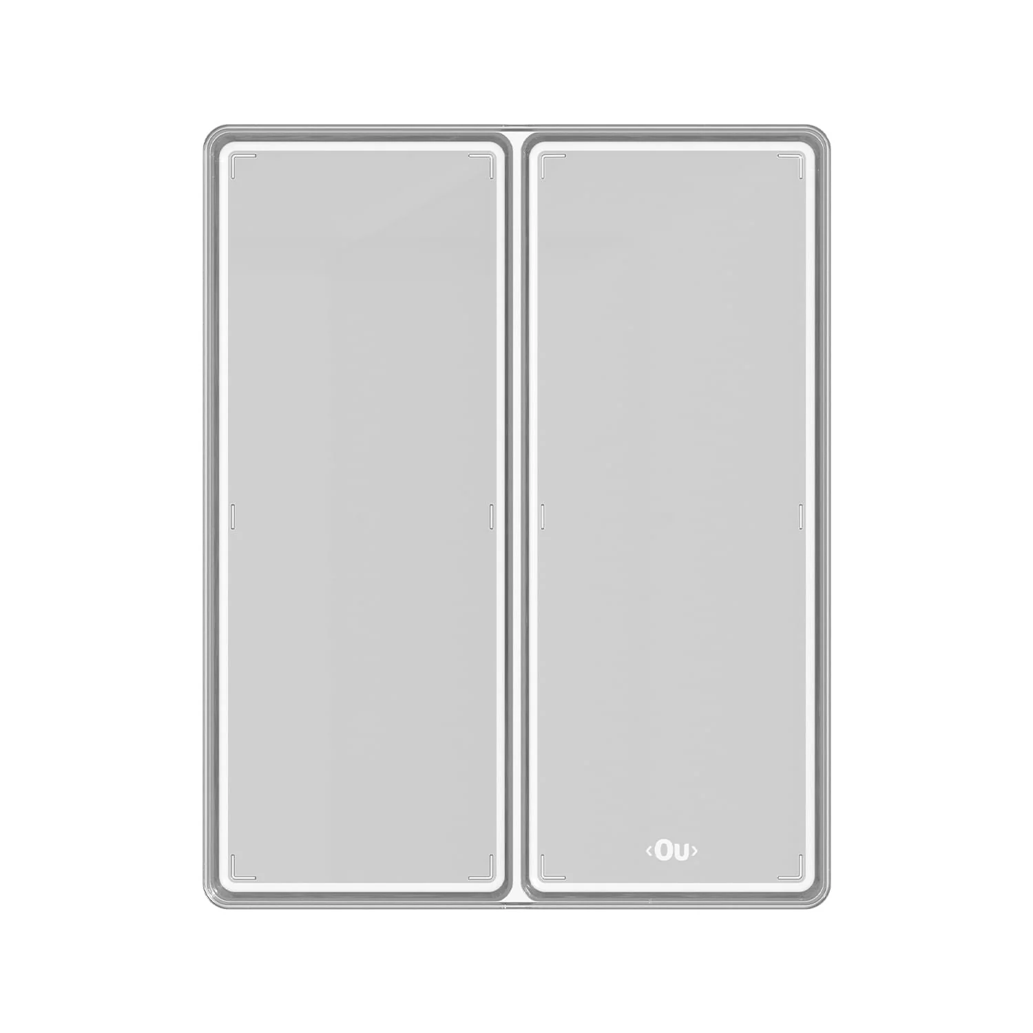 Organizador de Gavetas Ou 37,5 x 30 x 5,6cm Linha Clear Gavetas