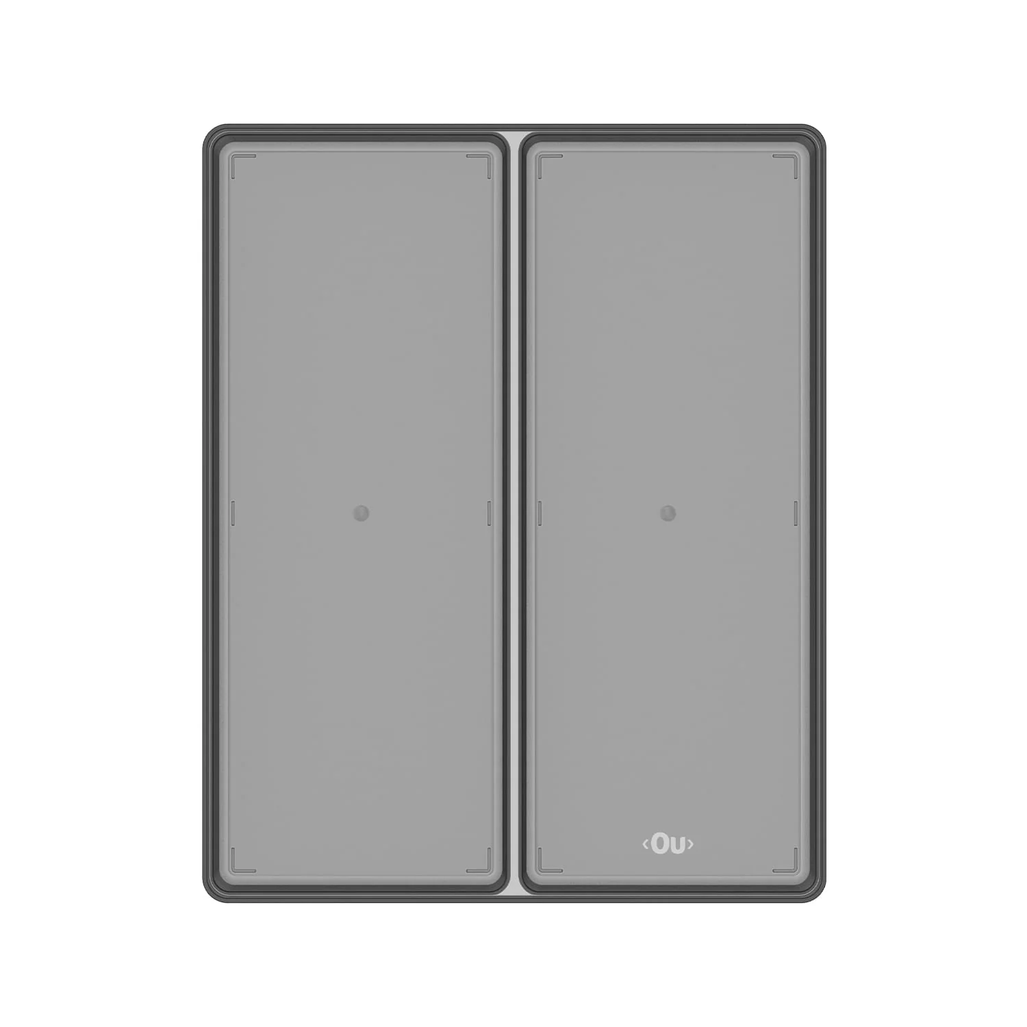 Organizador de Gavetas Ou 37,5 x 30 x 5,6cm Linha Clear Gavetas