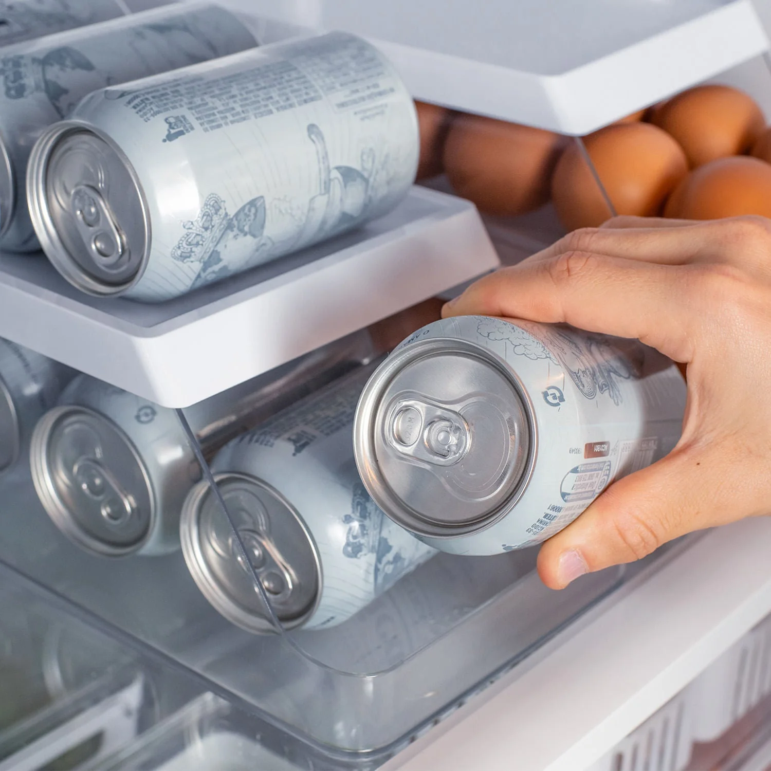 Organizador de Latas Ou 9 Latas Linha Clear Fresh
