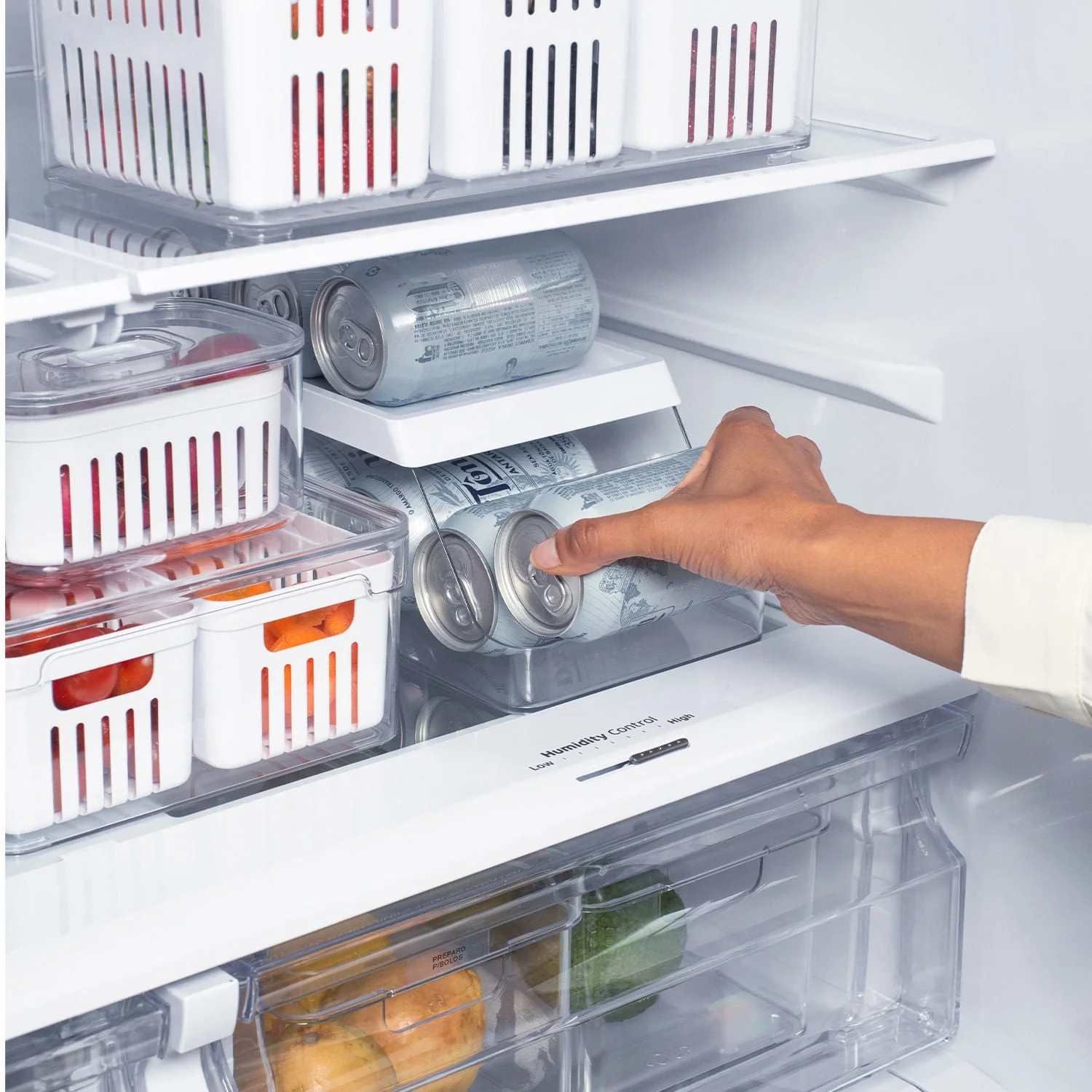 Organizador de Latas Ou 9 Latas Linha Clear Fresh