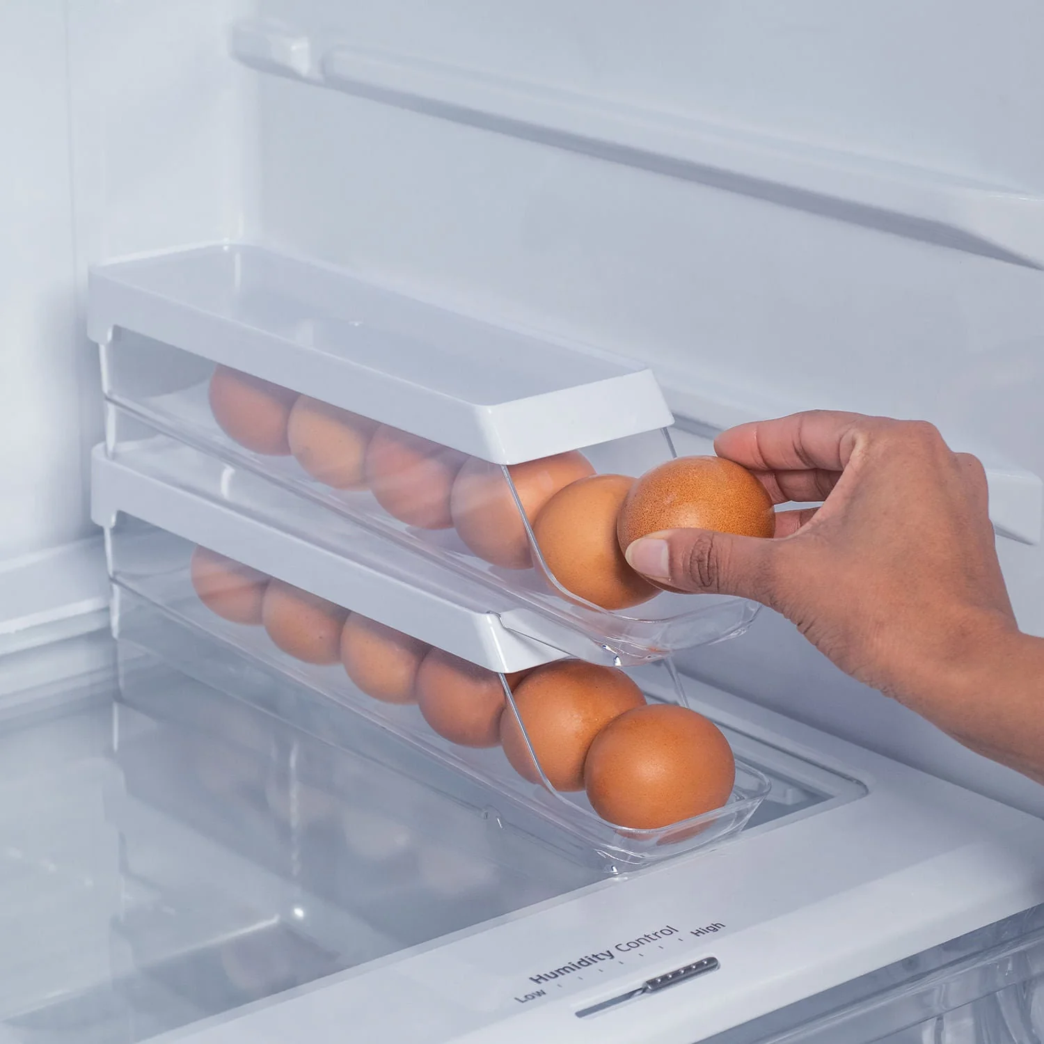 Organizador de Ovos Roll Ou 7 Ovos Linha Clear Fresh