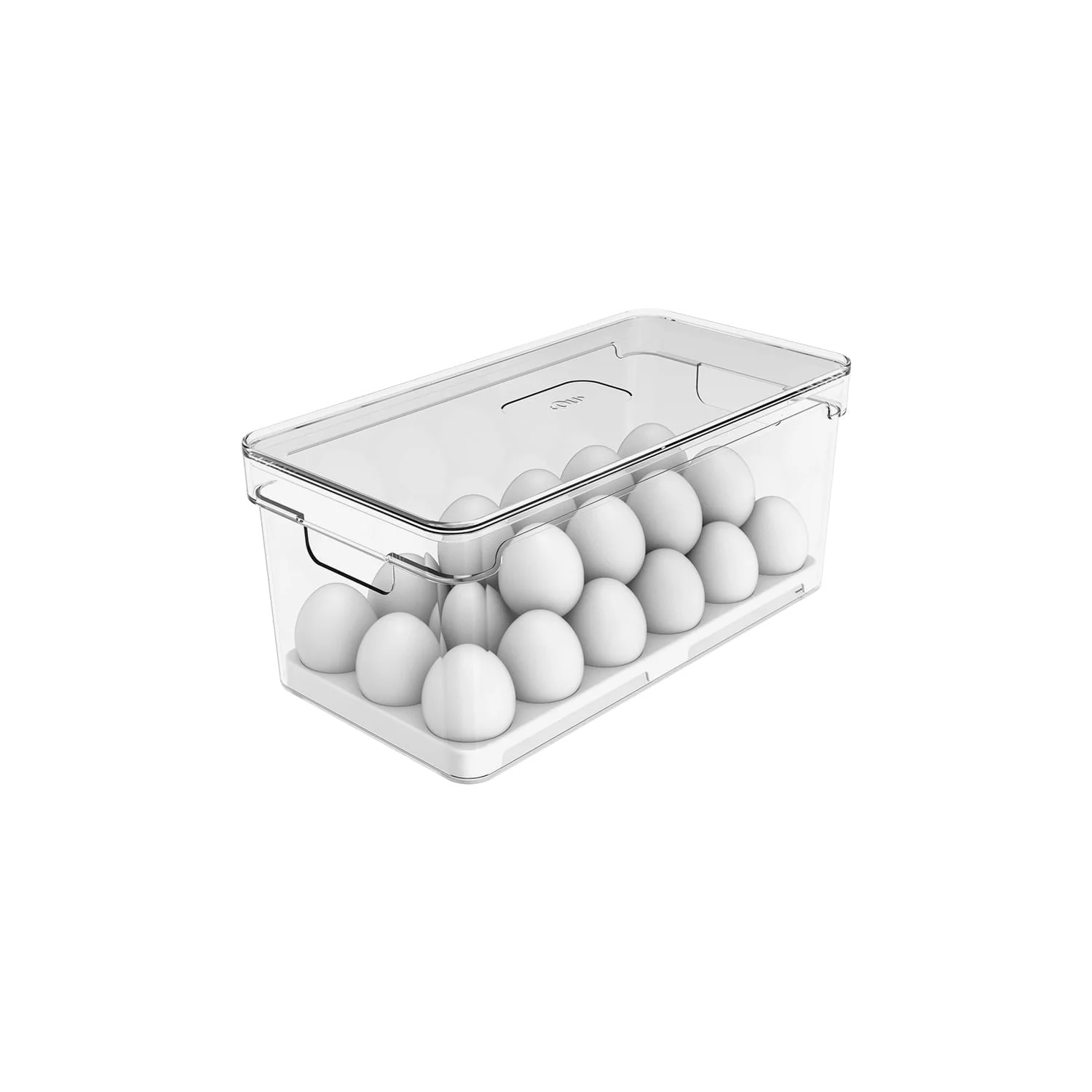 Organizador de Ovos com Tampa Ou 36 Ovos Linha Clear Fresh