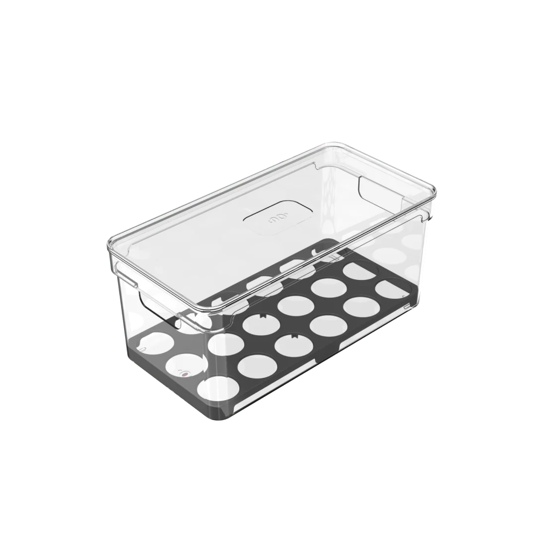 Organizador de Ovos com Tampa Ou 36 Ovos Linha Clear Fresh