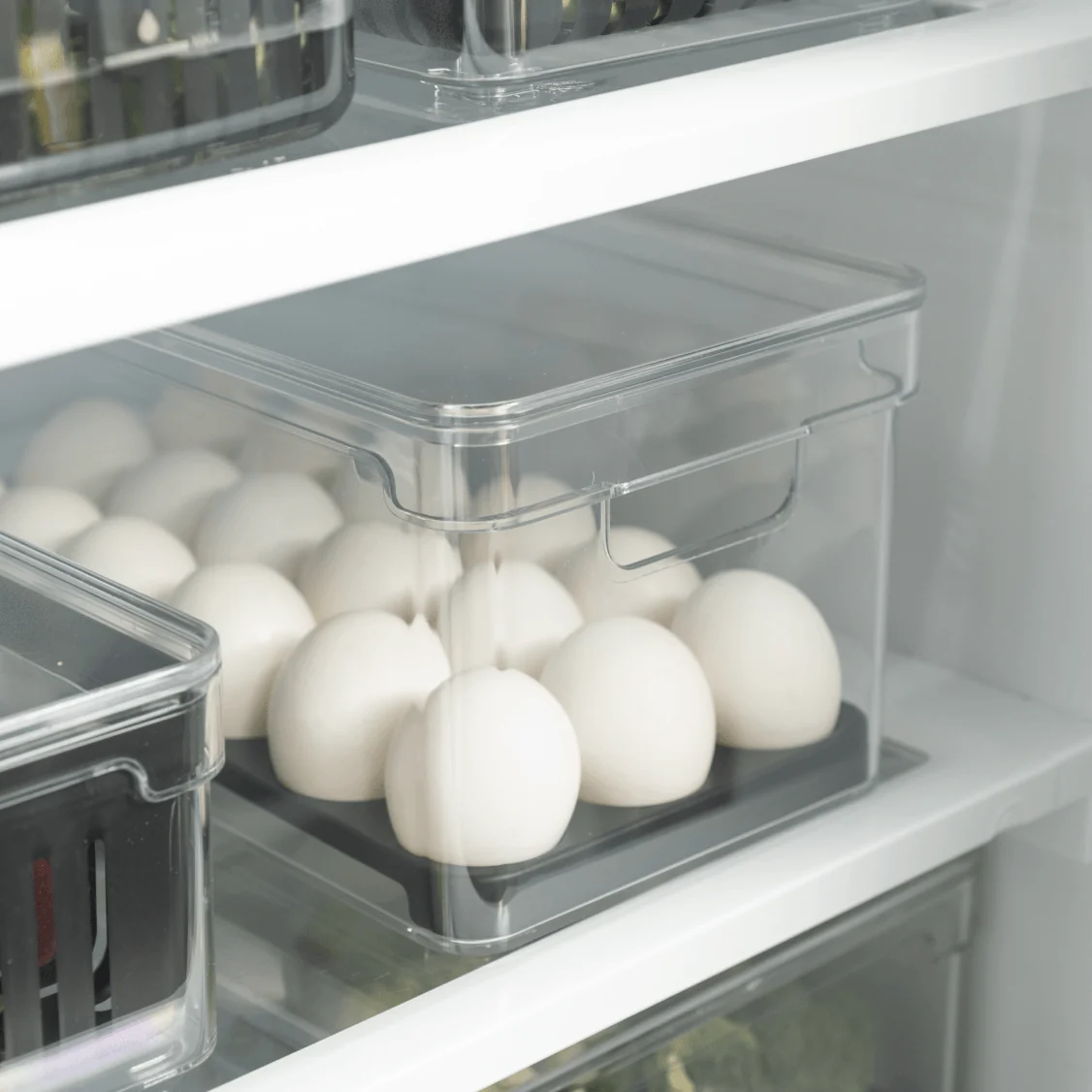 Organizador de Ovos com Tampa Ou 36 Ovos Linha Clear Fresh