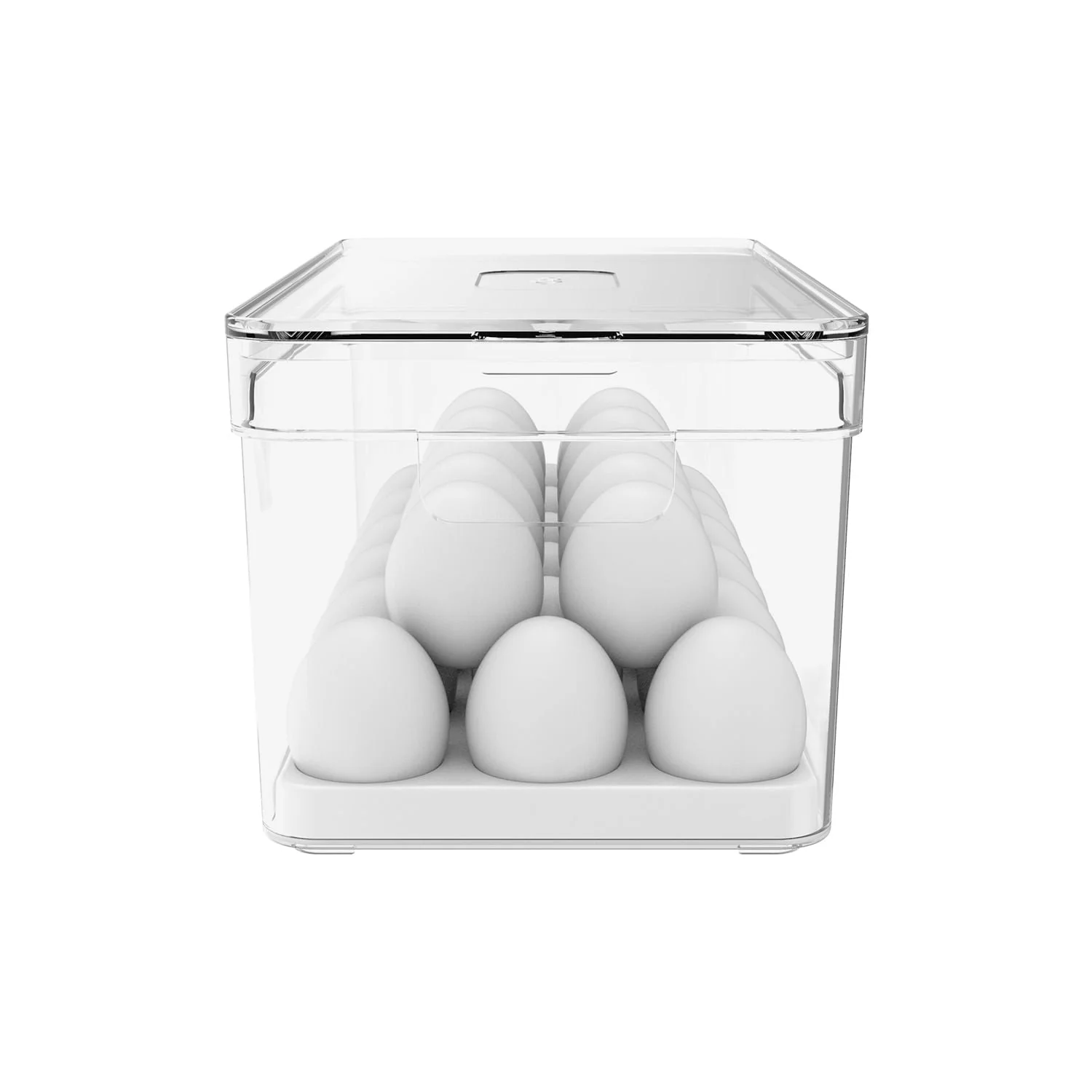 Organizador de Ovos com Tampa Ou 36 Ovos Linha Clear Fresh