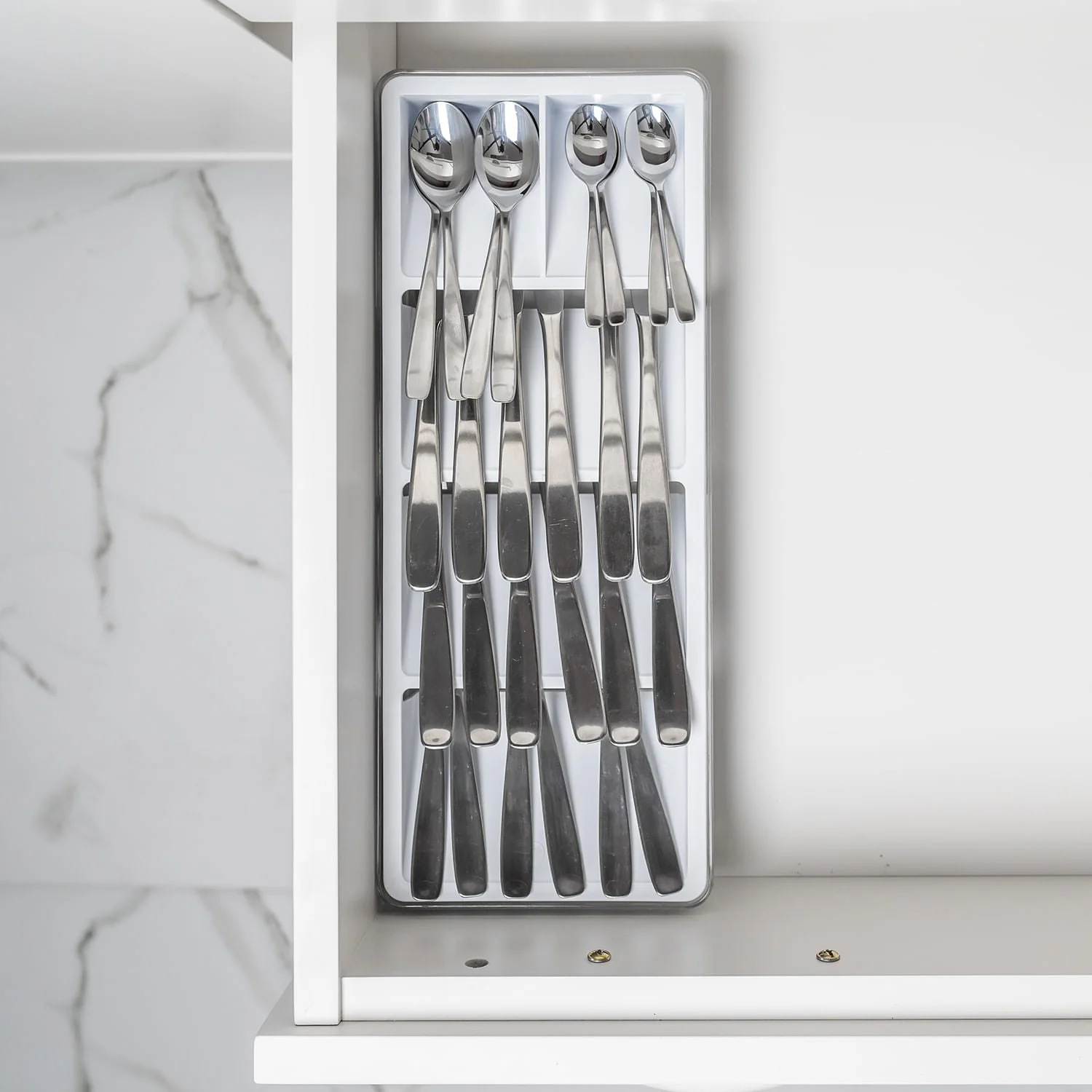 Organizador de Talheres Ou Linha Clear Gavetas