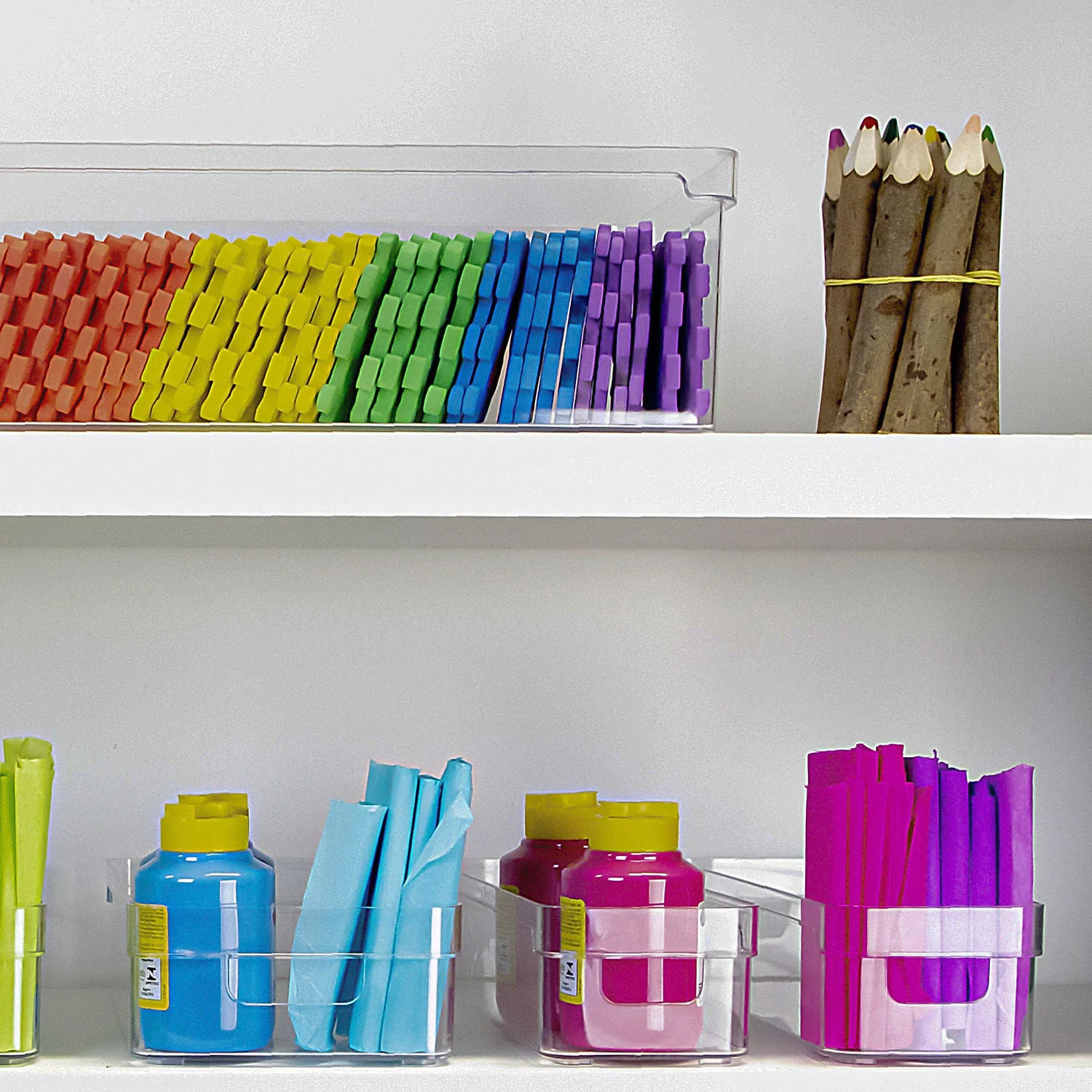 Organizador de armários Ou 4,5L Linha Clear