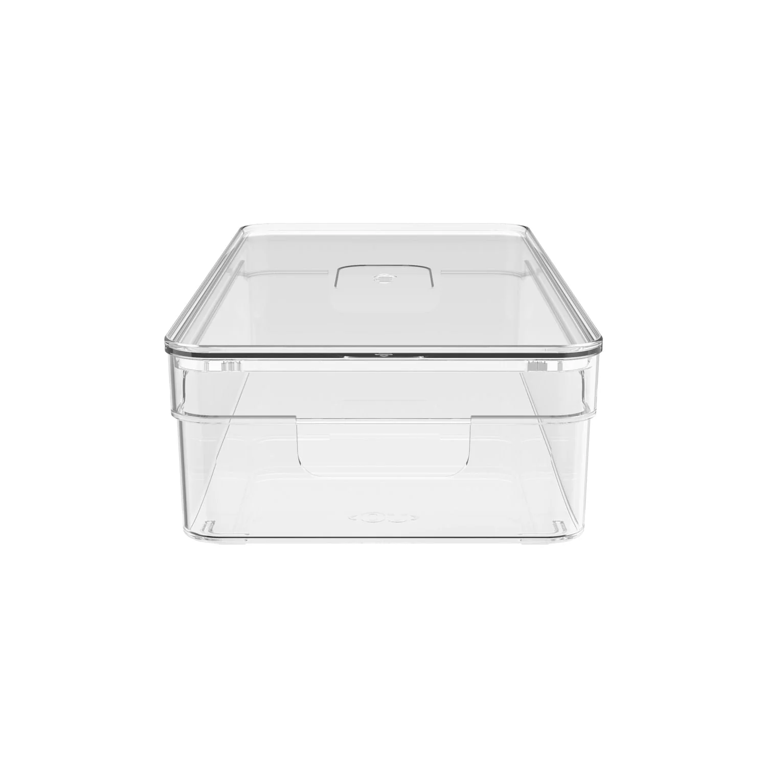Organizador de armários com tampa Ou 2,8L Linha Clear