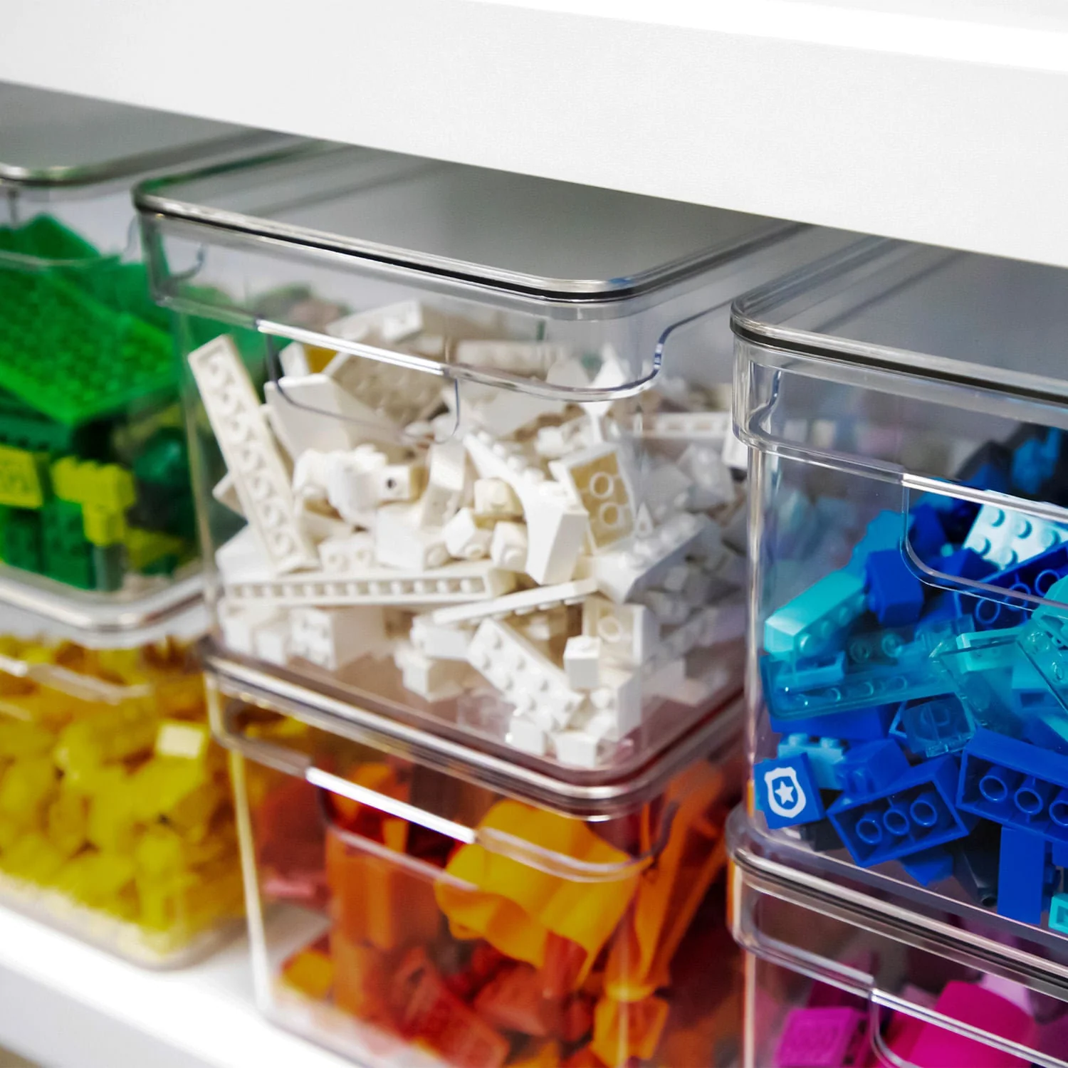Organizador de armários com tampa Ou 5L Linha Clear