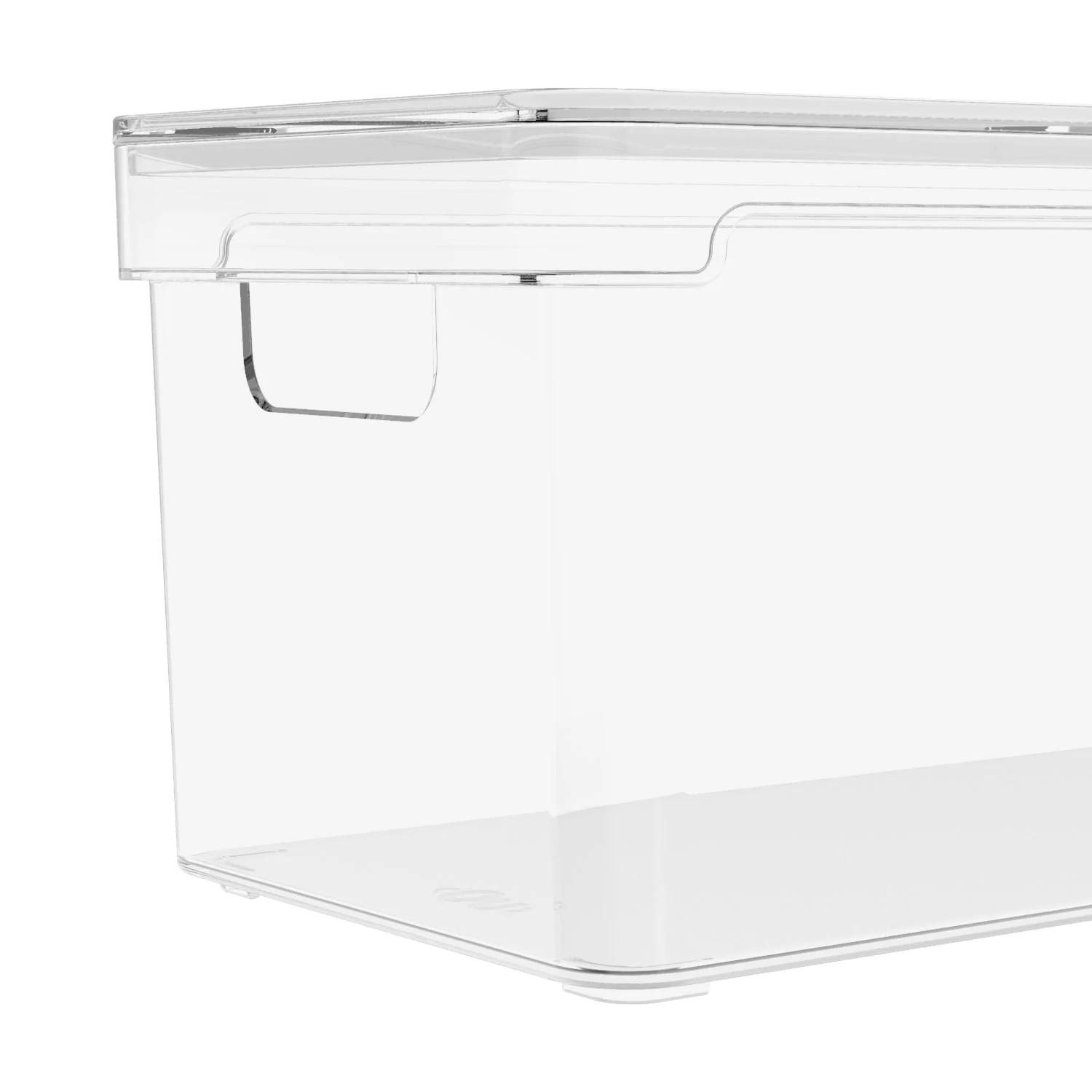 Organizador de armários com tampa Ou 5L Linha Clear