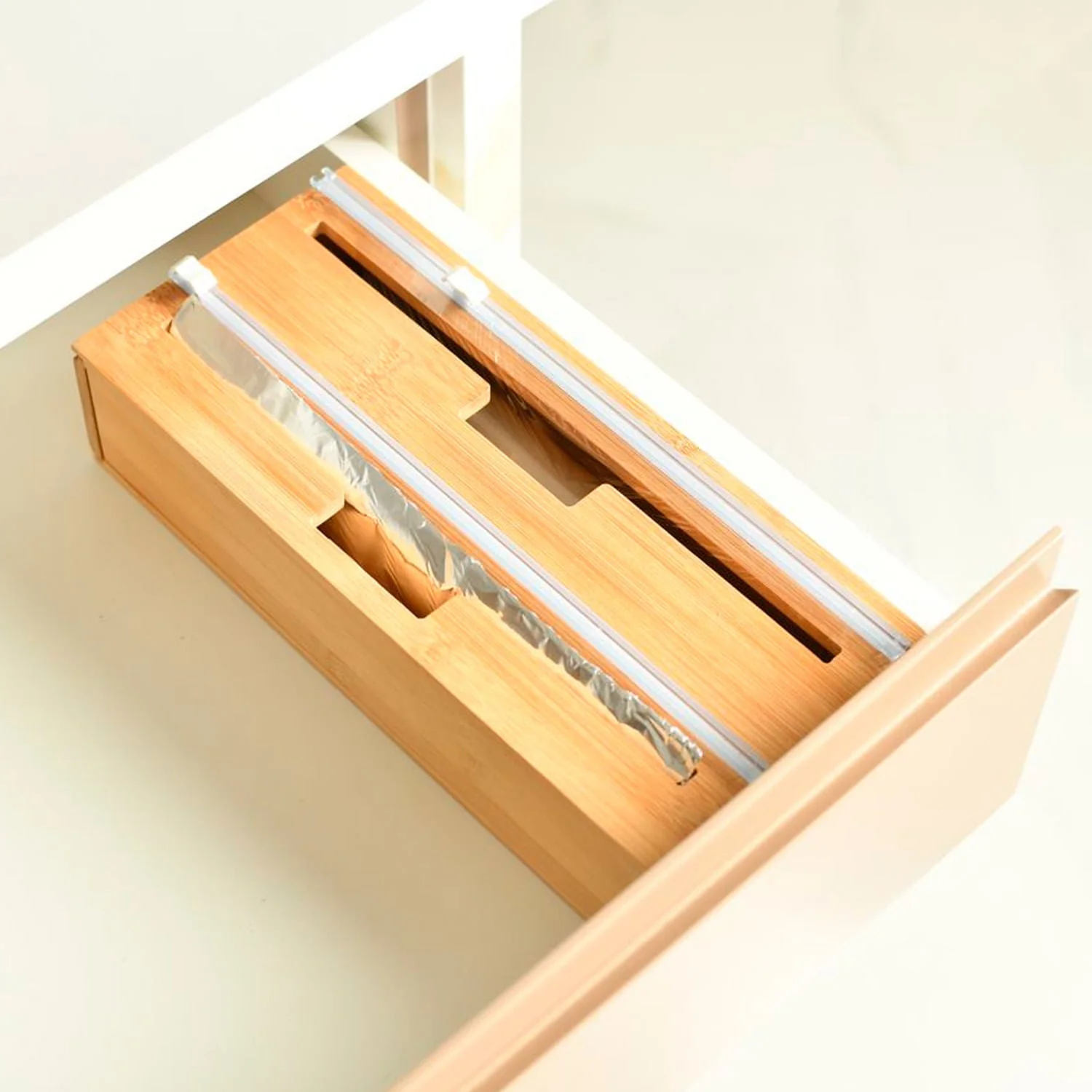 Organizador de rolos para gavetas Ou Linha Keep