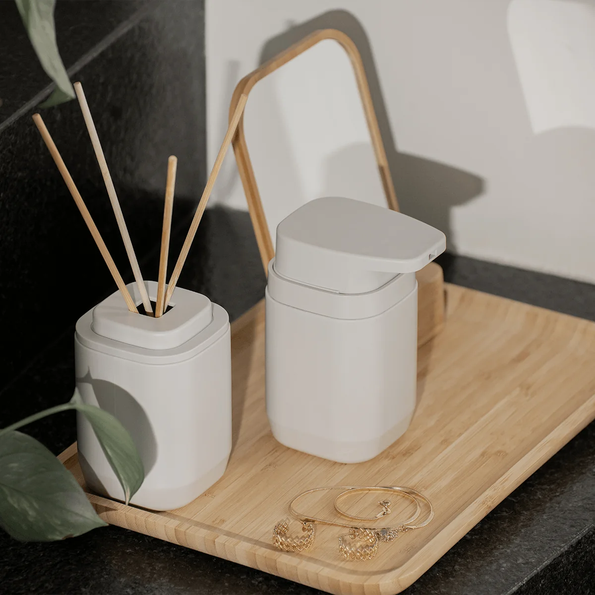 Porta Sabonete Líquido Ou 380ml Linha Aura