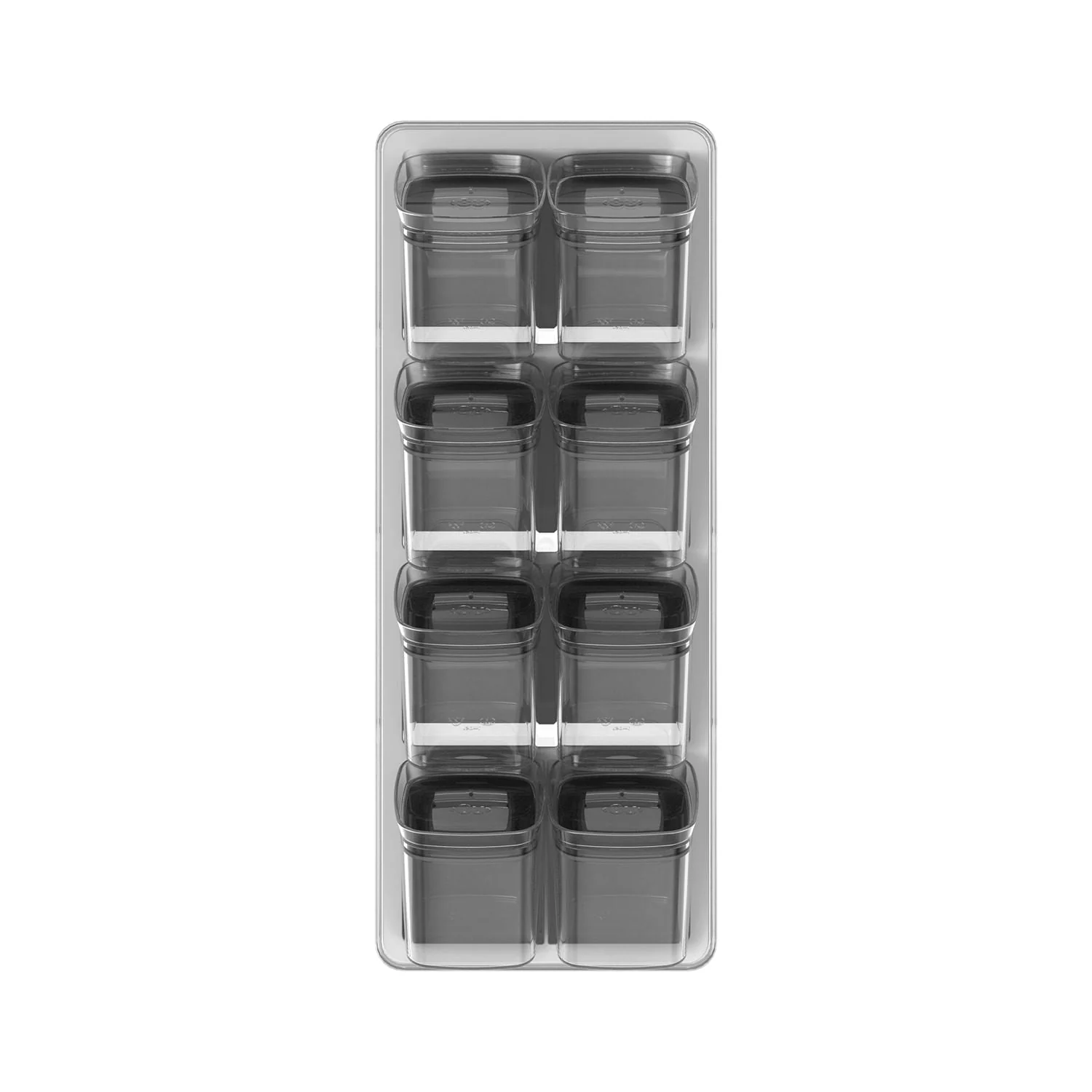 Porta Temperos Ou 9 Peças Linha Clear Gavetas