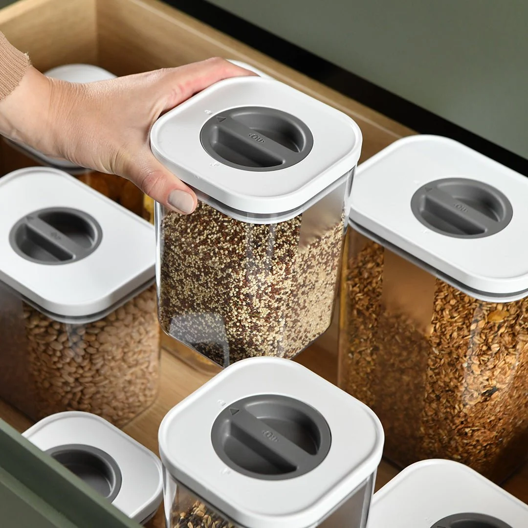 Pote Hermético 1,2 Litro Quadrado Ou Linha Bolt