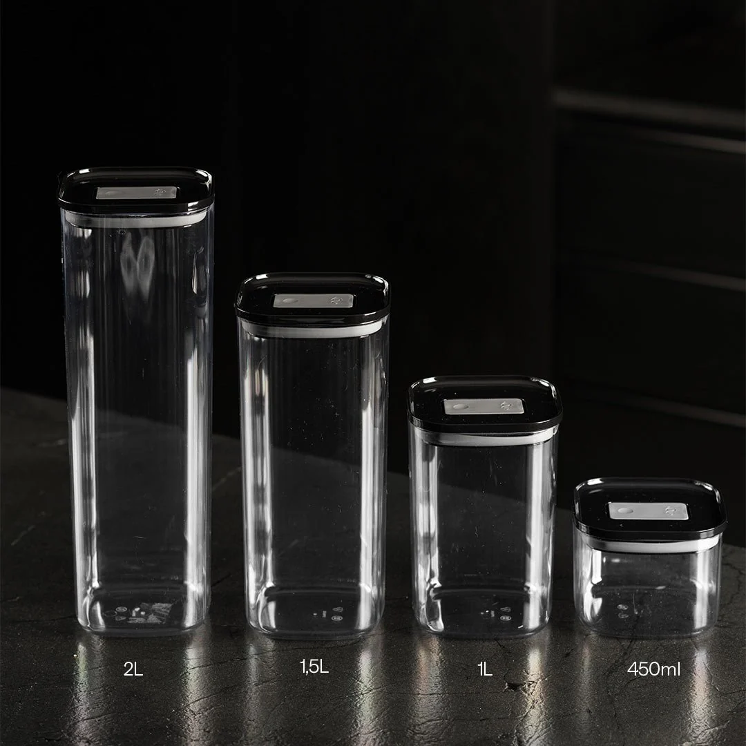 Pote Hermético Ou Quadrado 1,5L Linha Duo Lock