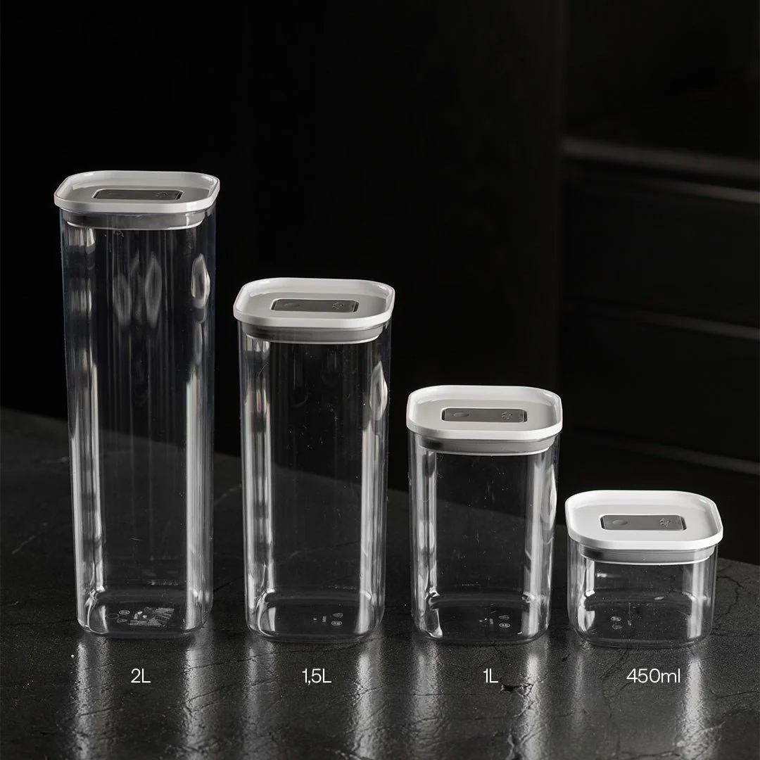 Pote Hermético Ou Quadrado 450ml Linha Duo Lock