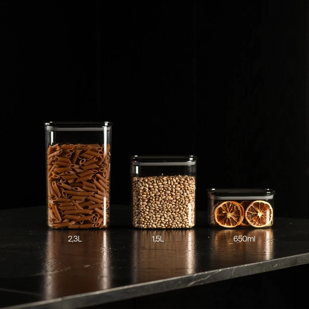 Pote Hermético Ou Retangular 2,3L Linha Duo Lock