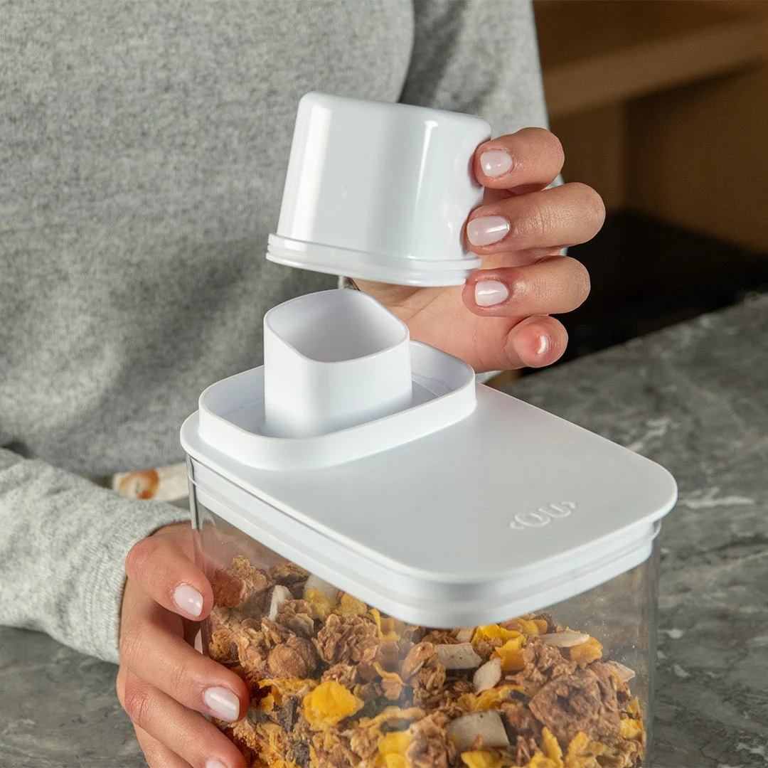 Pote Hermético Para Mantimentos com Medidor Ou 2,3L Linha Drop