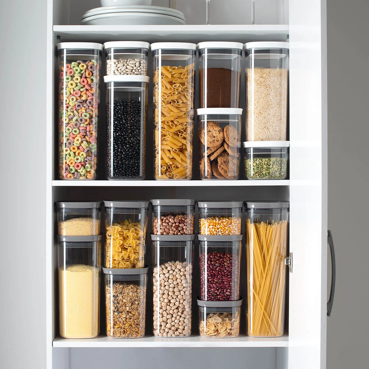 Pote hermético organizador Ou 1,5L Linha Block