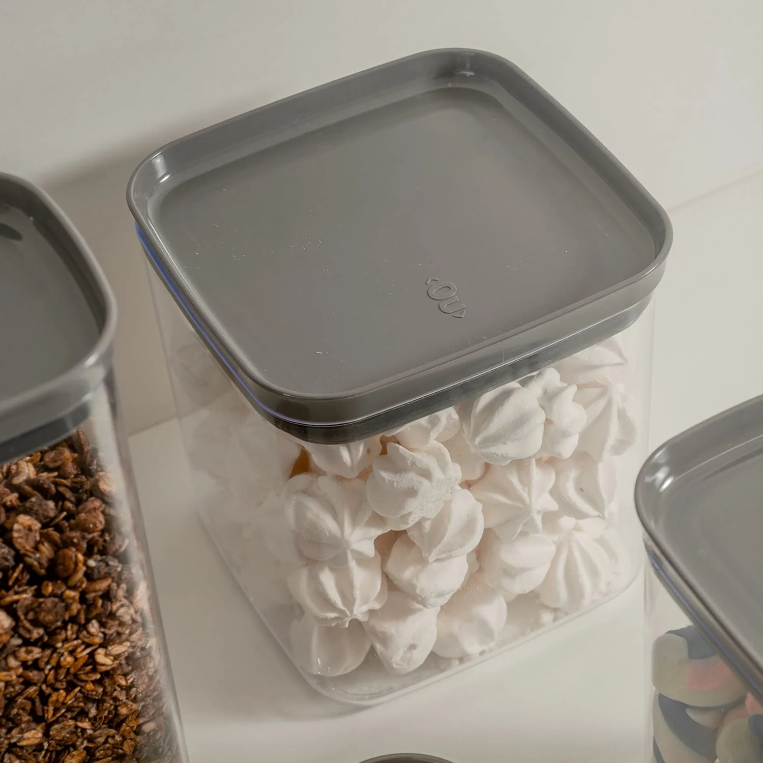 Pote hermético organizador Ou 2,3L Linha Block