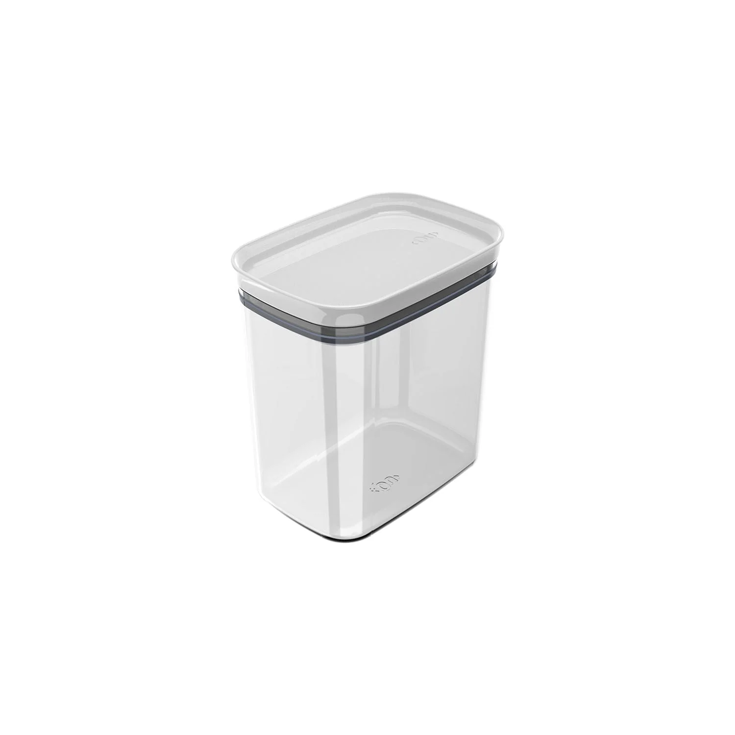 Pote hermético organizador retangular Ou 1,5L Linha Block