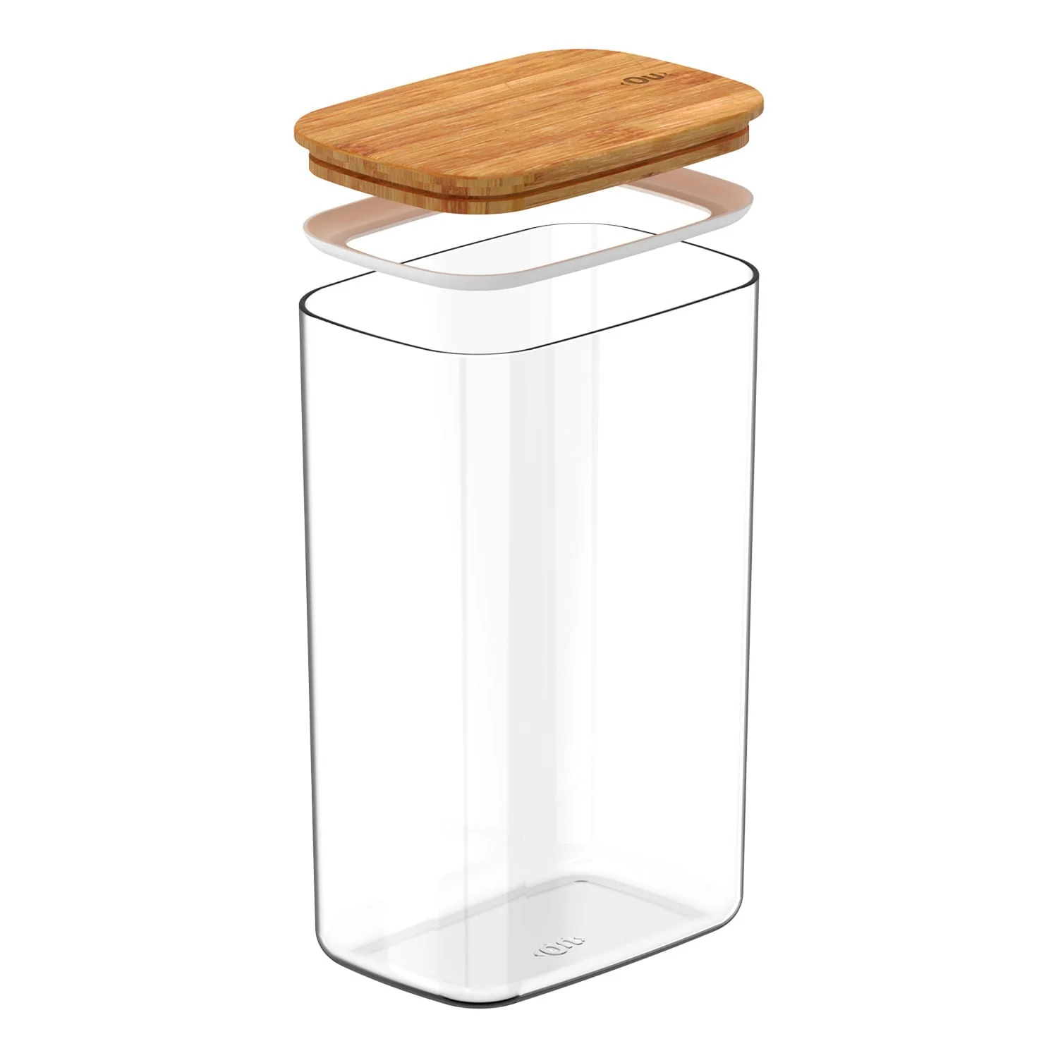 Pote hermético organizador retangular Ou 2,3L Linha Keep