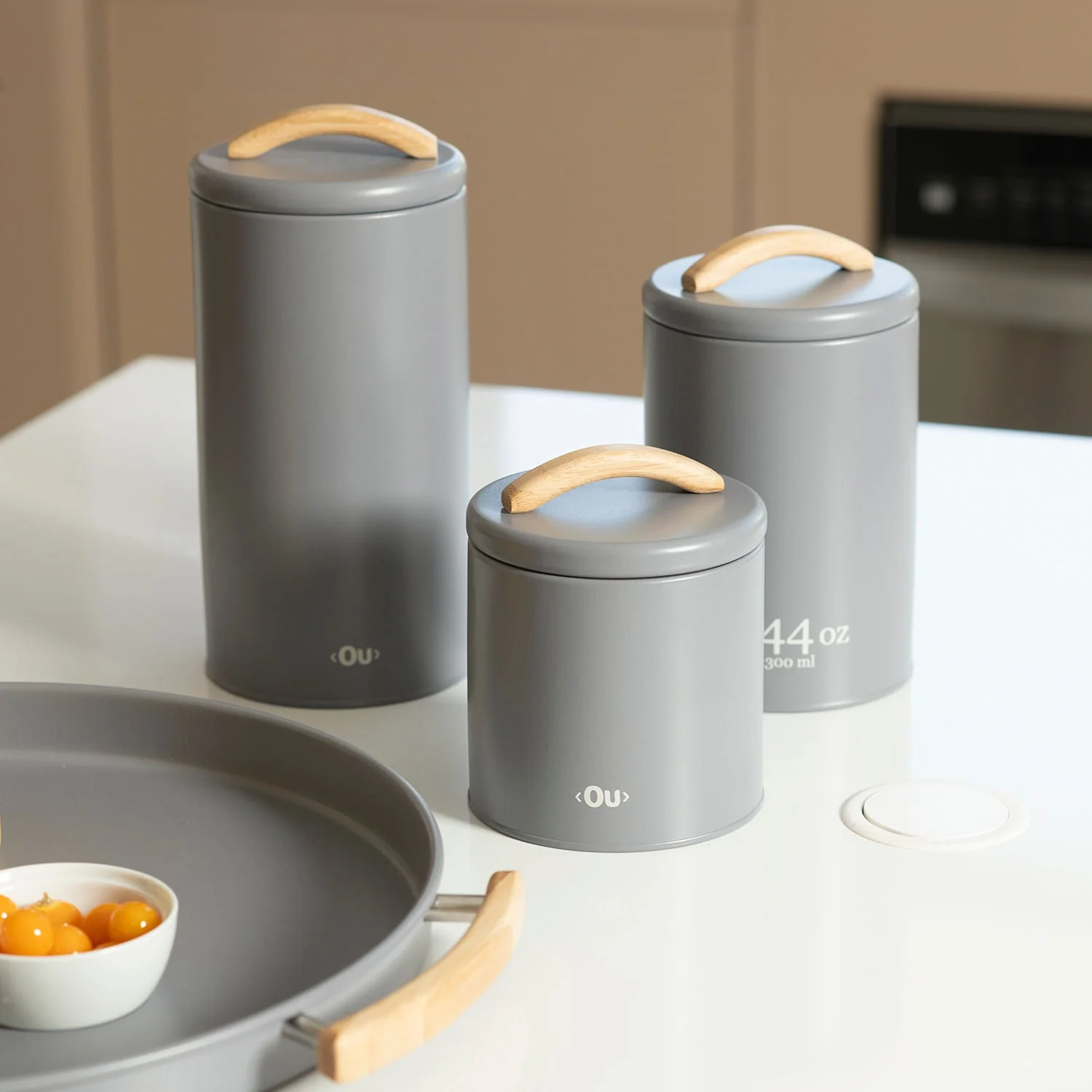 Pote mantimentos em Metal Ou 1,75L Linha Sense