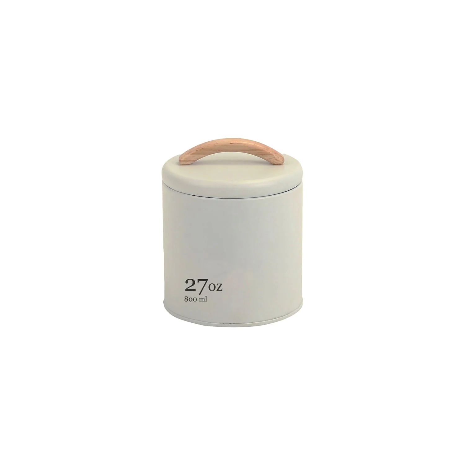 Pote mantimentos em Metal Ou 800ml Linha Sense